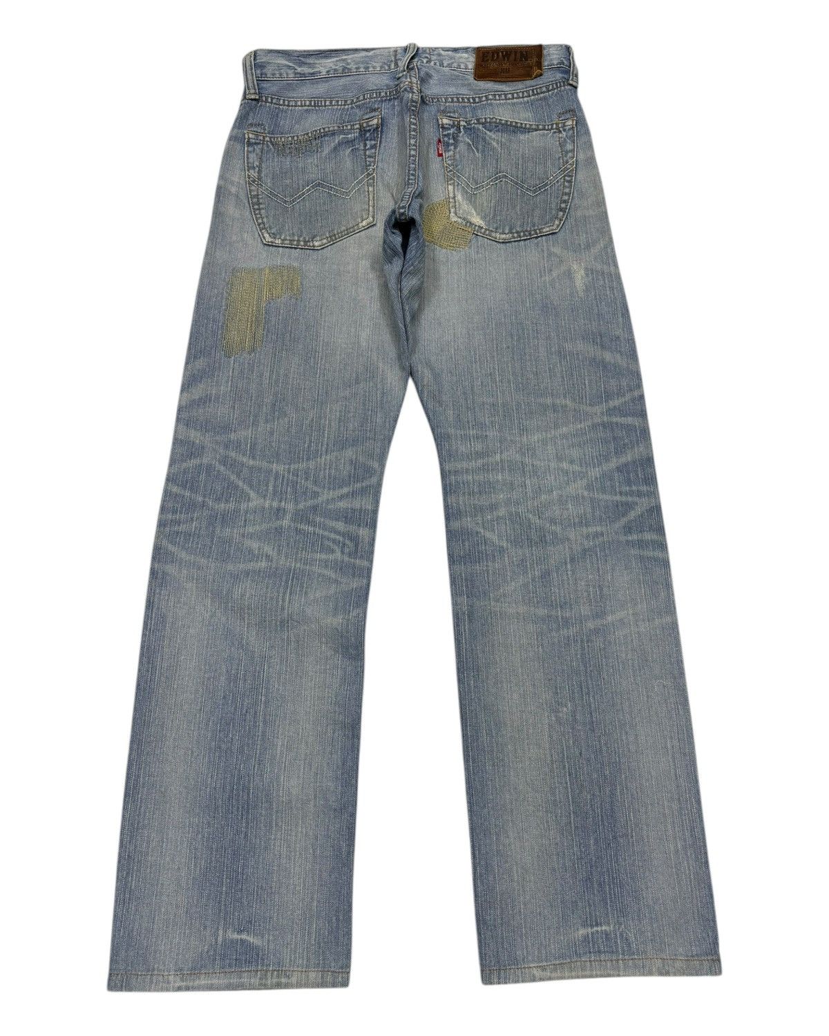 Kapital EDWIN EXCLUSIVE VINTAGE PATCHWORK DENIM JEANS Size US 32 / EU 48 - 2 Thumbnail