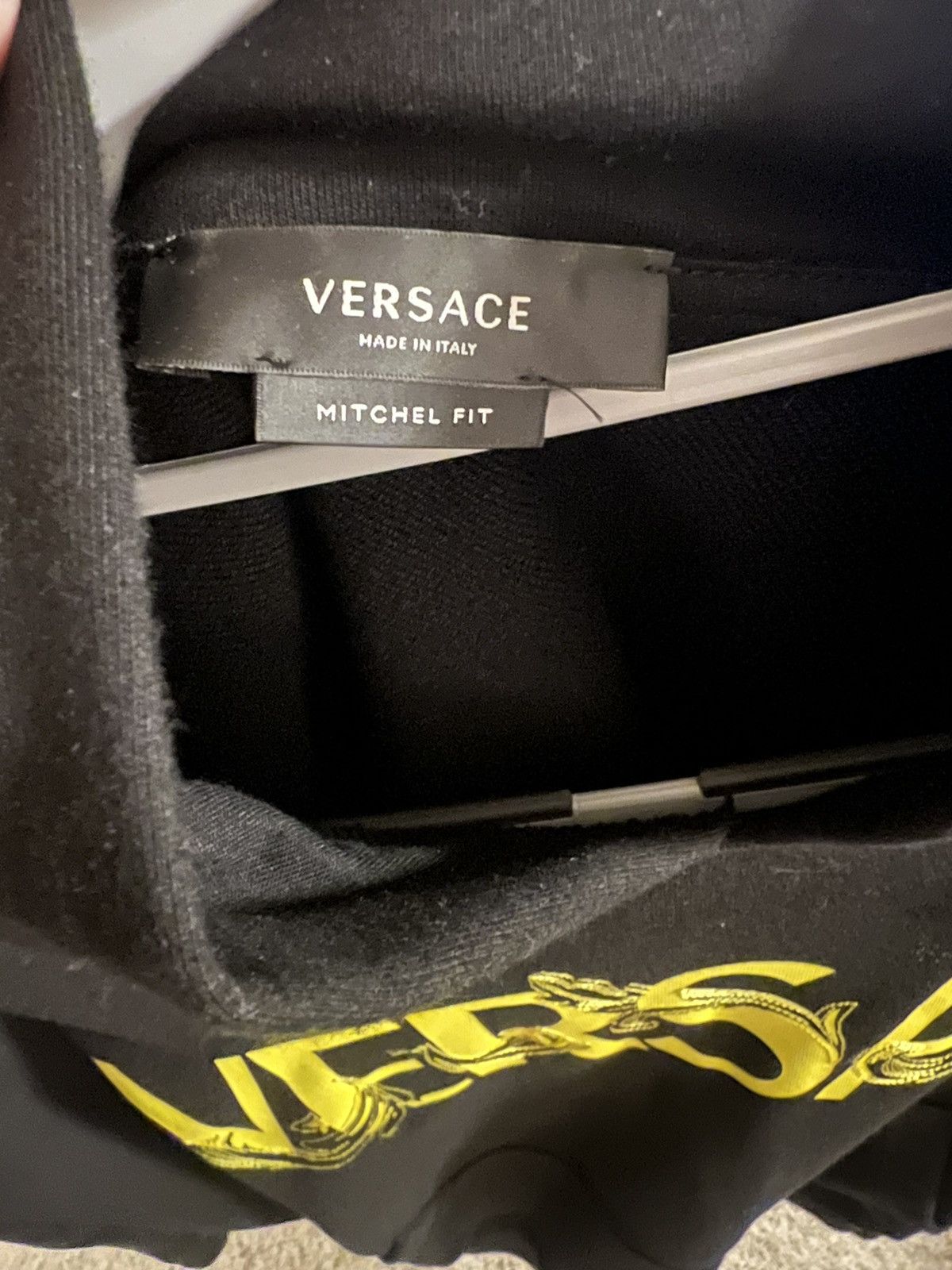 Versace Versace Logo Printed Hoodie Size US XXL / EU 58 / 5 - 6 Thumbnail