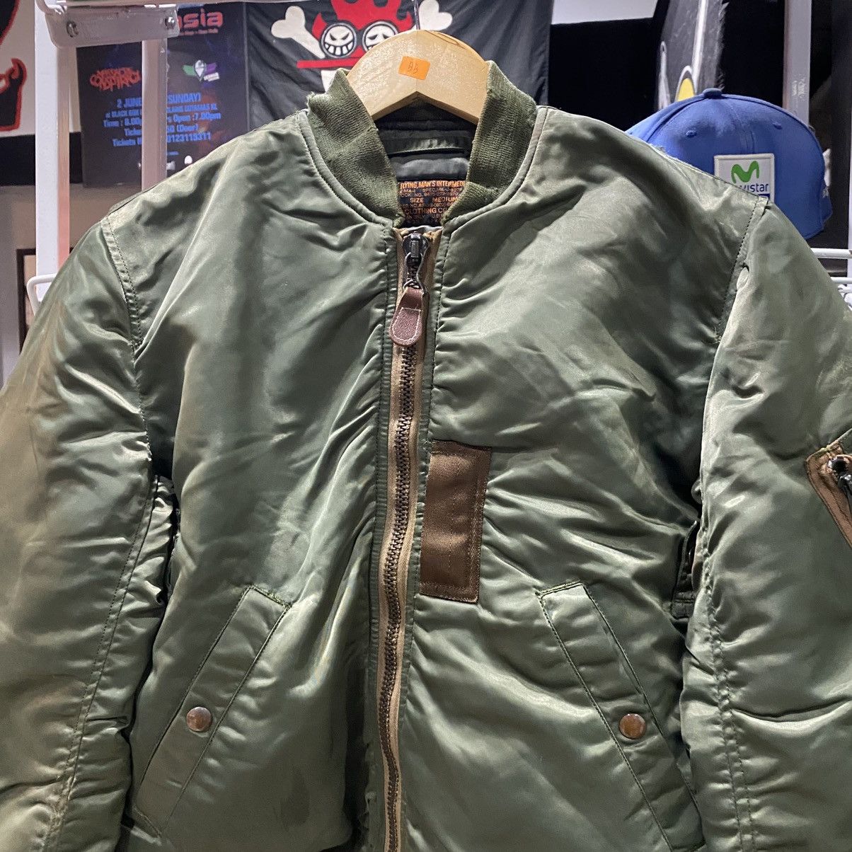Alpha Industries Vintage MA-1 Alpha Industries Bomber Jacket "309th FTR SQDN" Size US M / EU 48-50 / 2 - 7 Thumbnail