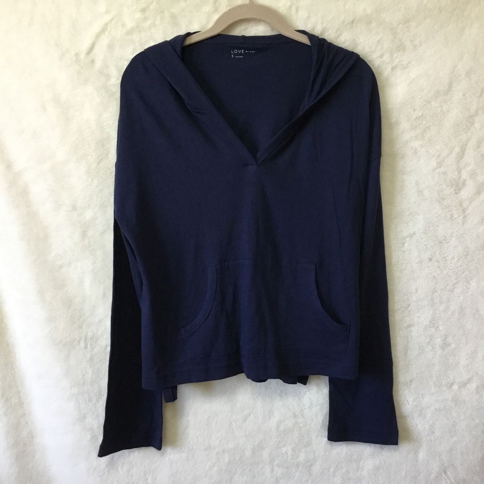 Gap GAP Navy Blue Knit Hoodie Size XS / US 0-2 / IT 36-38 - 1 Thumbnail