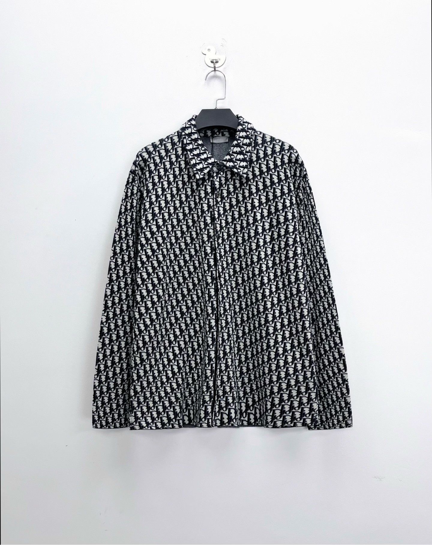 Dior Dior Monogram Print Cotton Knit Shirt Size US M / EU 48-50 / 2 - 1 Thumbnail