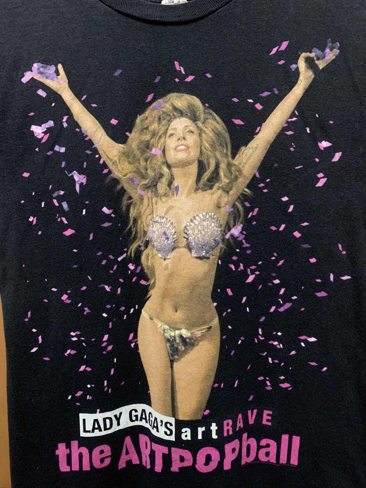 Band Tees Vintage Y2K Lady Gaga's Art Rave Tour Tees Size US S / EU 44-46 / 1 - 2 Thumbnail