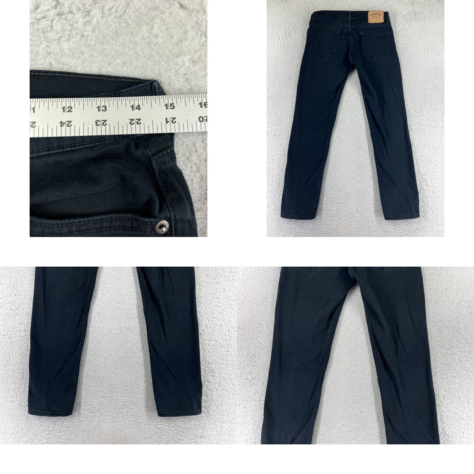 Levi's Levi's Jeans Womens 30 Black Denim Skinny Fit Low Rise Cotton Blend 28x29 Size 30" / US 8 / IT 44 - 9 Thumbnail
