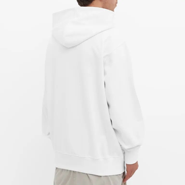 Helmut Lang White Box Logo Hoodie Size XL / US 12-14 / IT 48-50 - 5 Thumbnail