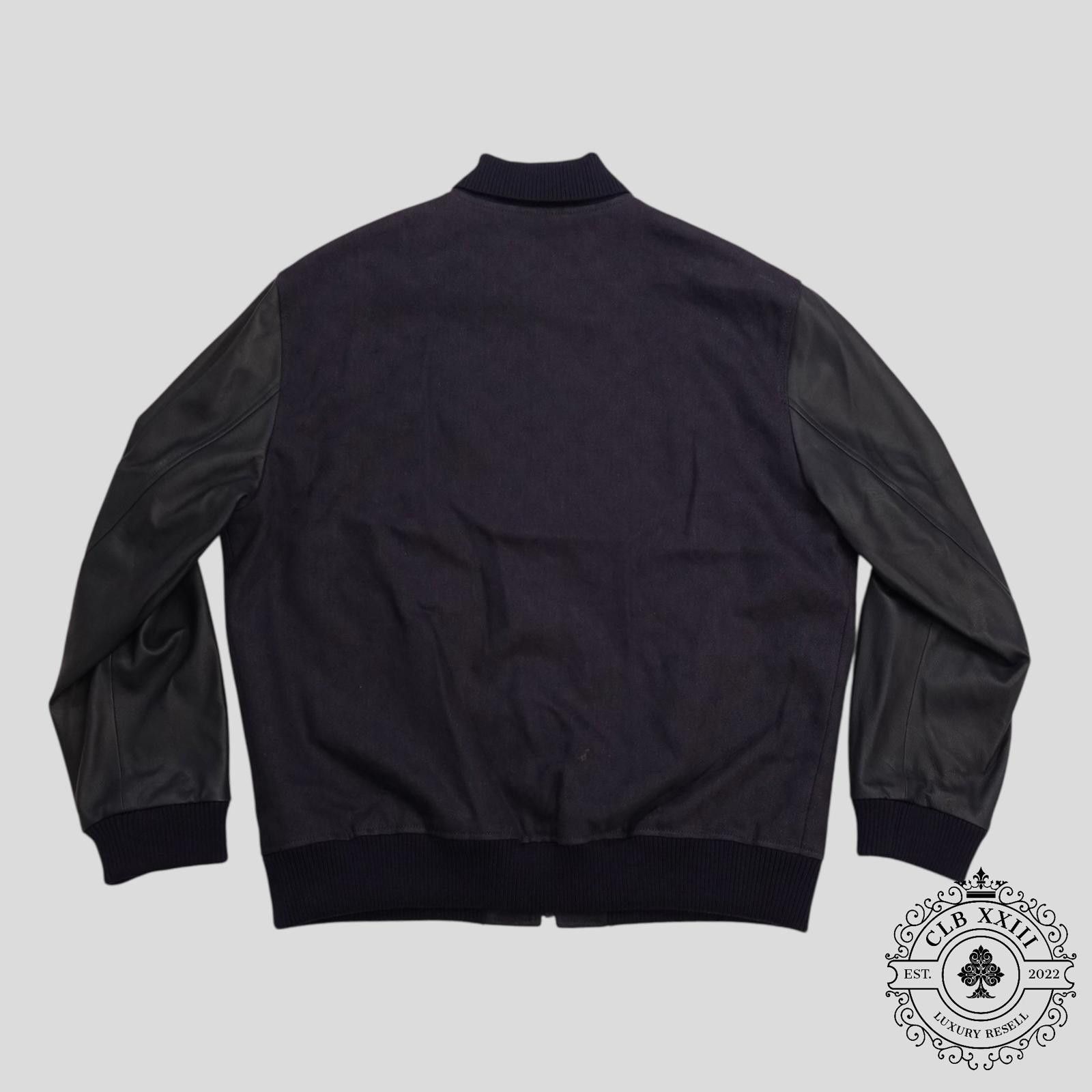 Louis Vuitton Louis Vuitton Monogram Denim Varsity Jacket in Navy Blue Size ONE SIZE - 3 Thumbnail
