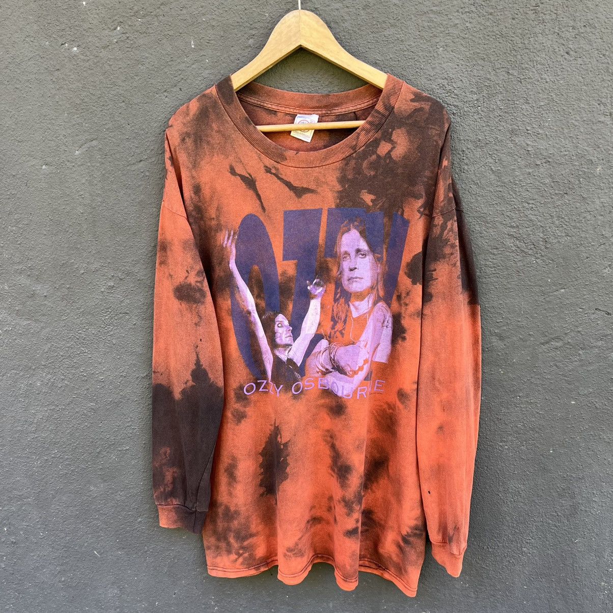 Ozzy Osbourne Thrashed Faded 90s Ozzy Osbourne Long Sleeve Tee Size US XL / EU 56 / 4 - 1 Thumbnail