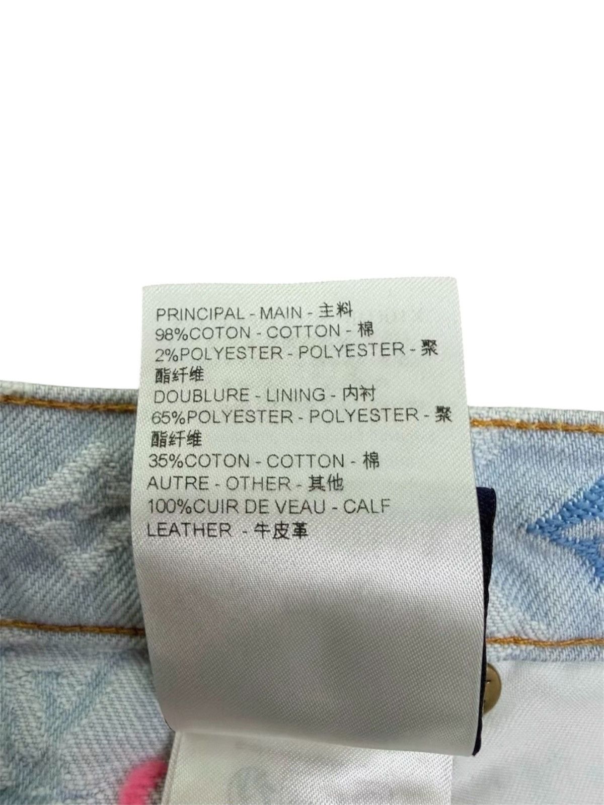 Louis Vuitton × Tyler The Creator Louis Vuitton X Tyler the Creator 34 Craggy Denim Jeans Size US 34 / EU 50 - 9 Thumbnail