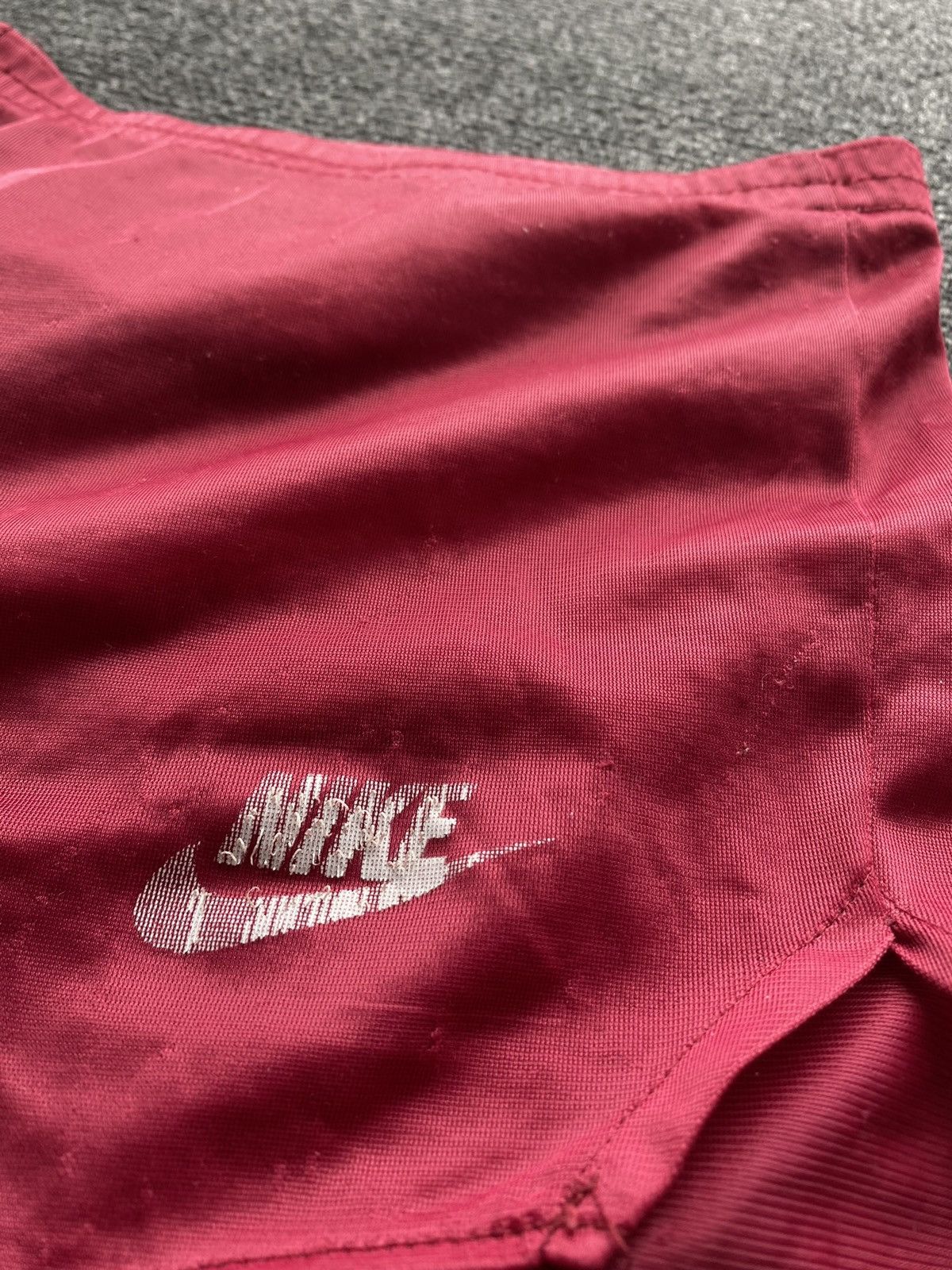 Nike 🔥Nike 80s Vntg UK athletic sport track shorts rare Size US 35 - 2 Thumbnail
