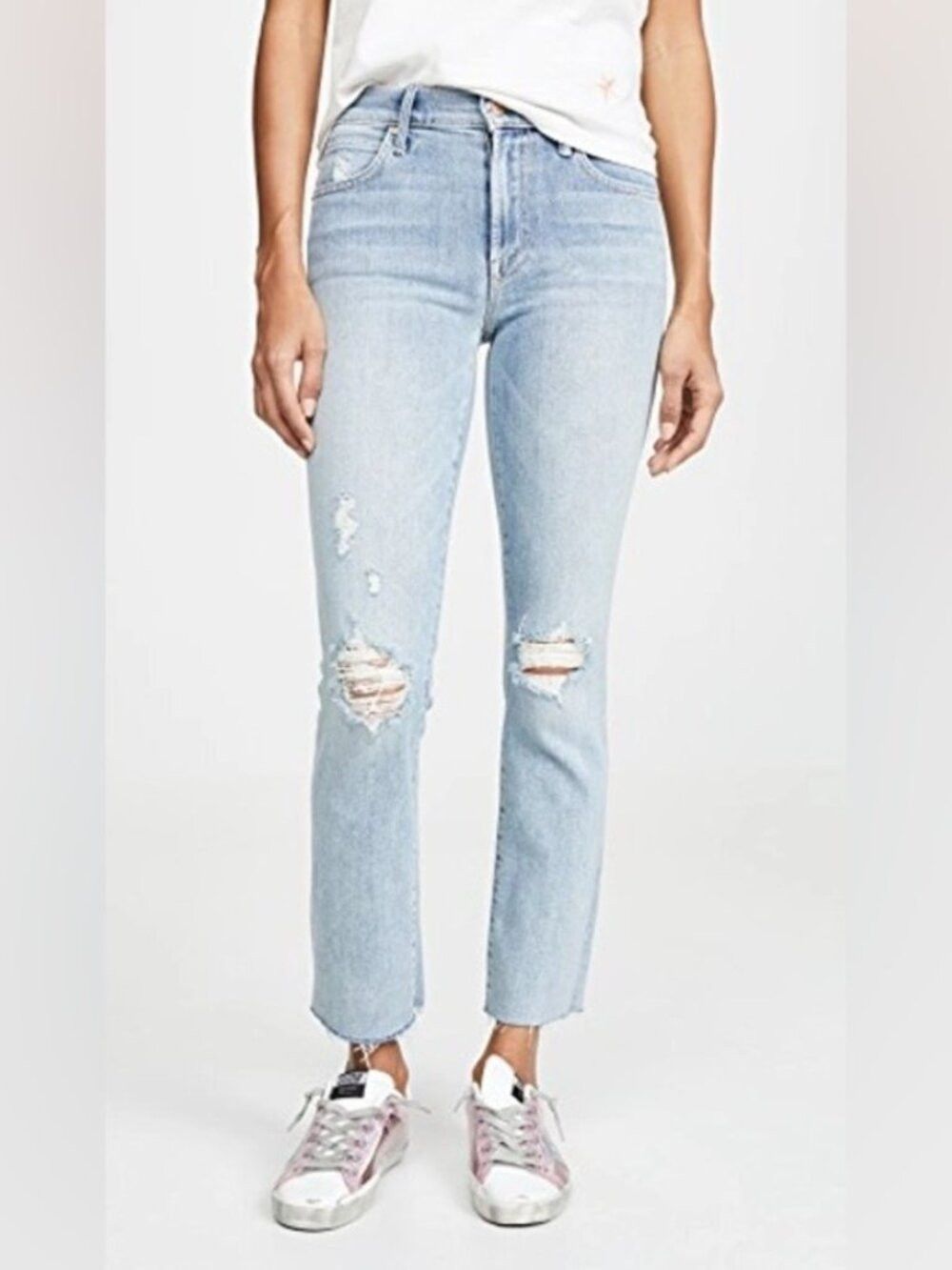 MOTHER MOTHER‎ The Rascal Ankle Snippet Mid Rise Straight Leg Jeans Size 30" / US 8 / IT 44 - 1 Thumbnail