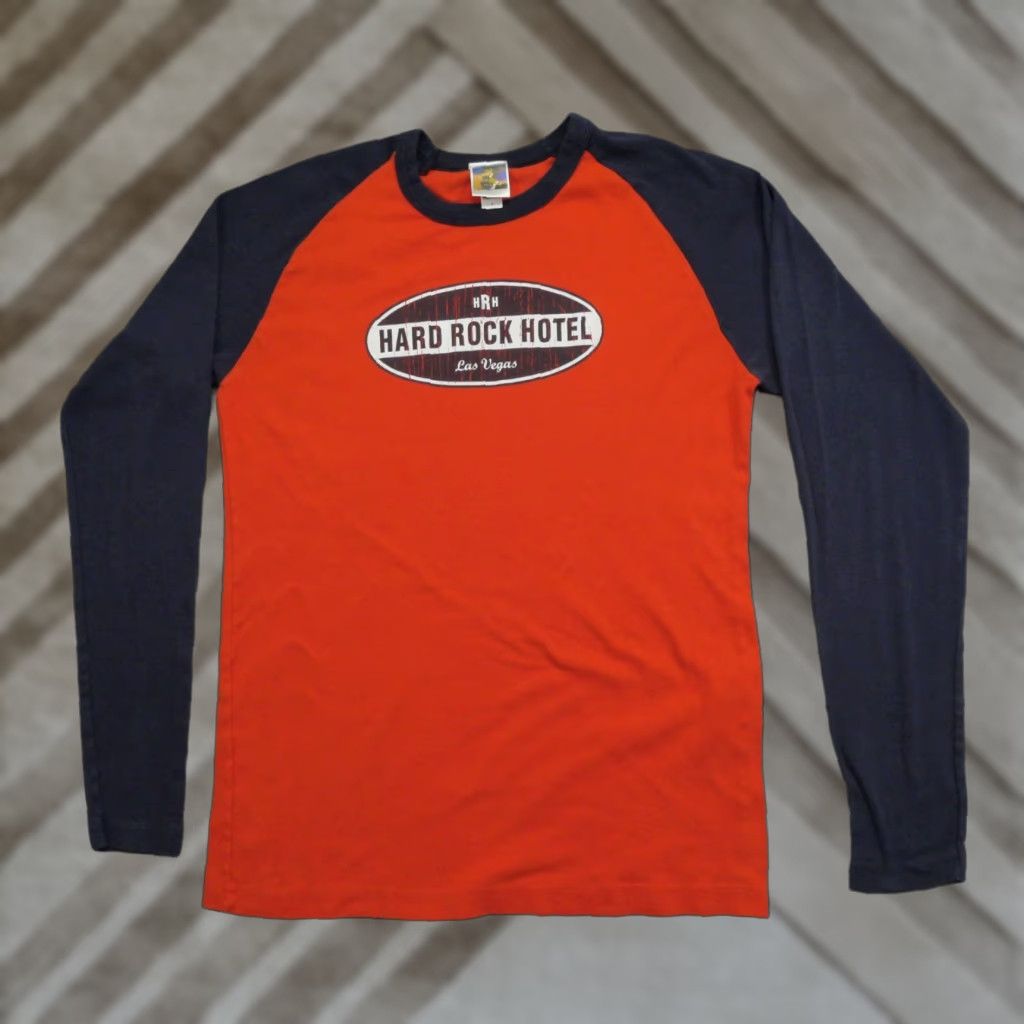 Hard Rock Cafe VINTAGE Hard Rock Cafe T Shirt Womens L Orange Las Vegas Y2K Size L / US 10 / IT 46 - 1 Thumbnail