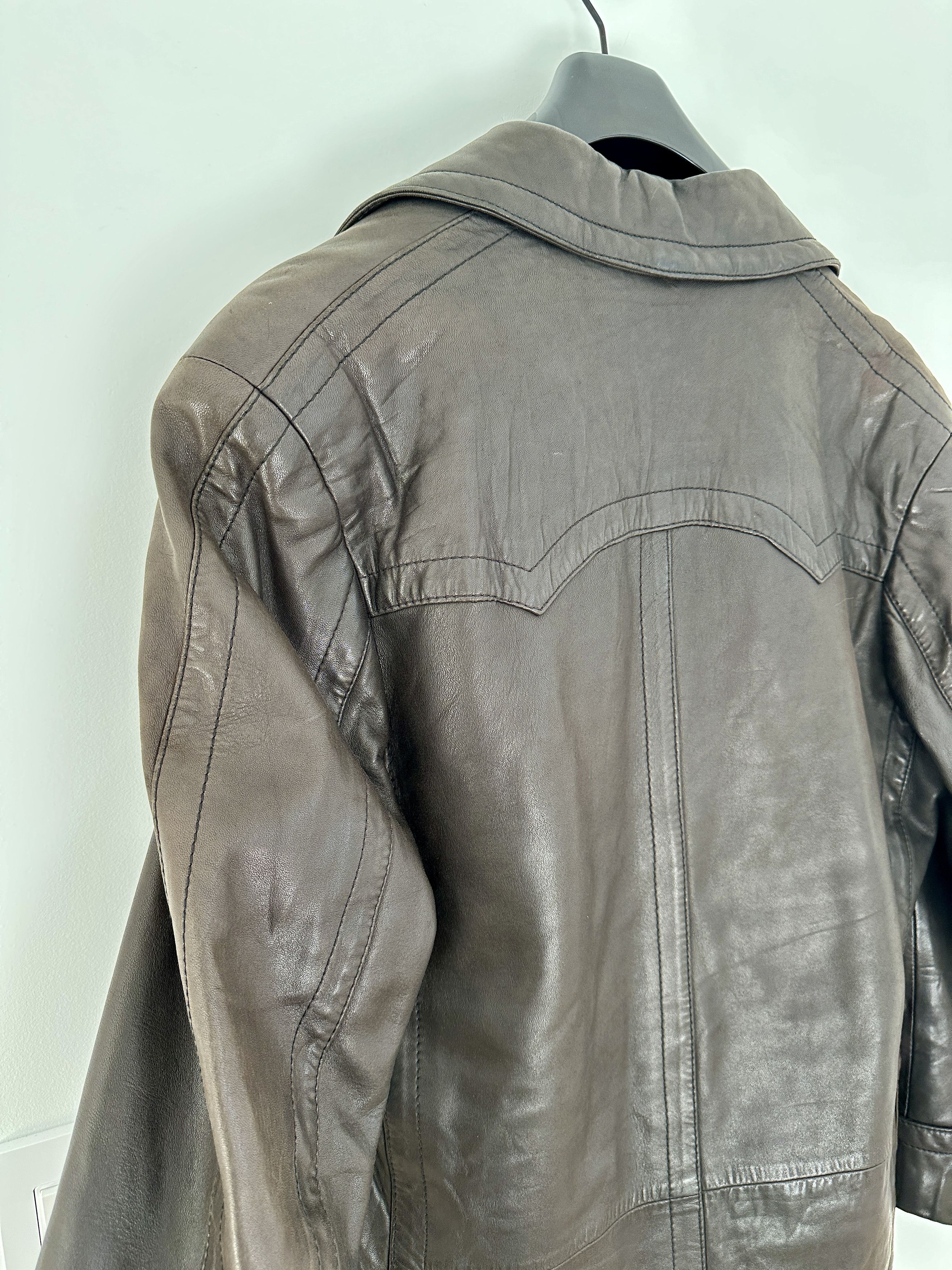 Leather Jacket Hugo Boss HUGO BOSS Italian Lamb Nappa Leather Hugo