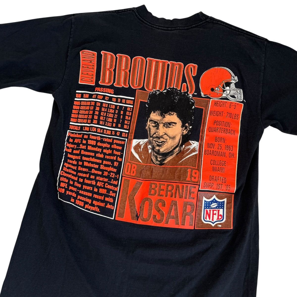 Nutmeg vintage Nutmeg Cleveland Browns Bernie Kosar shirt Size US L / EU 52-54 / 3 - 4 Thumbnail