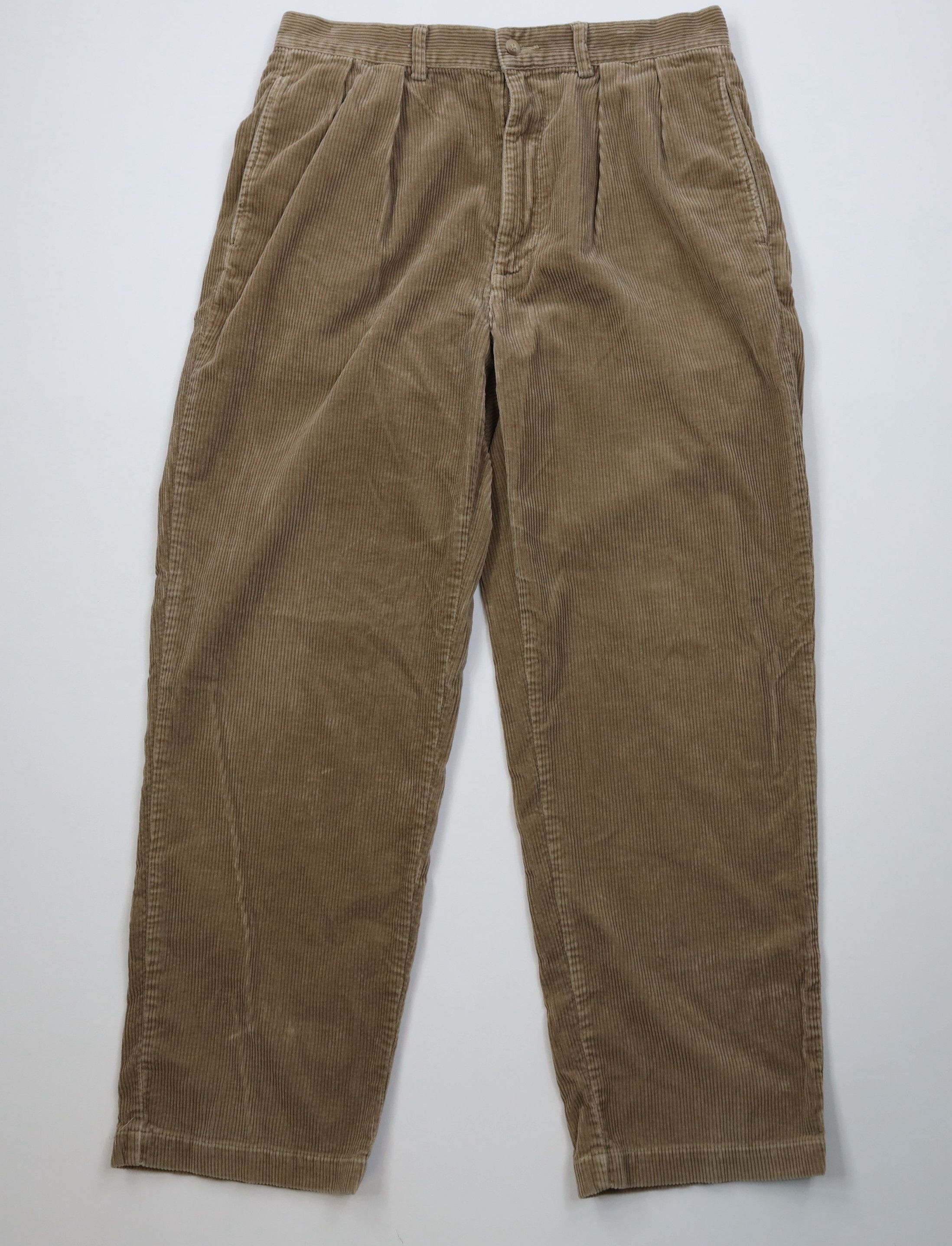 Ralph Lauren Vintage 90s Ralph Lauren Wide Leg Corduroy Chino Pants Size US 32 / EU 48 - 1 Thumbnail