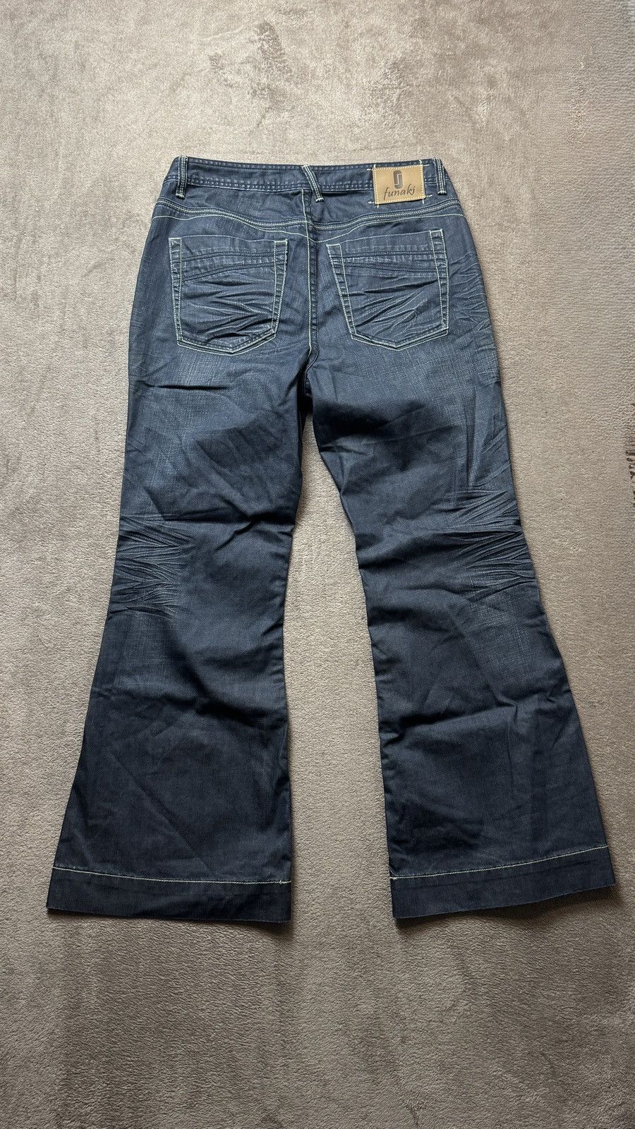 Vintage Flare Wash Jeans Y2K vintage Baggy lgb cowboy bootcut d&g Size US 36 / EU 52 - 3 Thumbnail