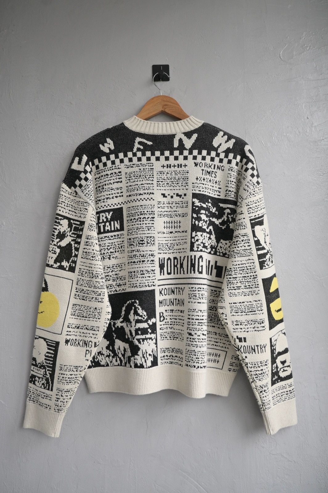 Kapital Kountry Kapital 8G newspaper knit sweater Size US M / EU 48-50 / 2 - 9 Thumbnail