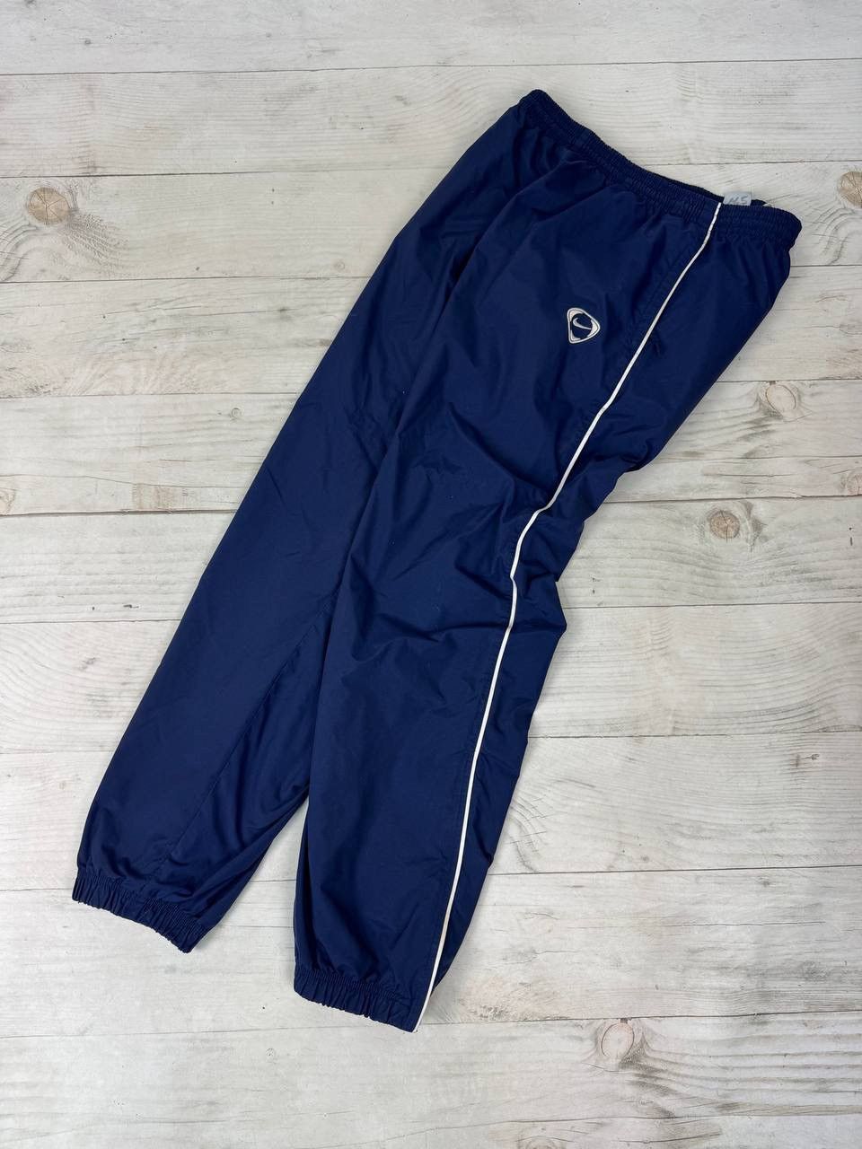 Vintage Nike Track Pants Nylon 00s Swoosh Striped Y2K