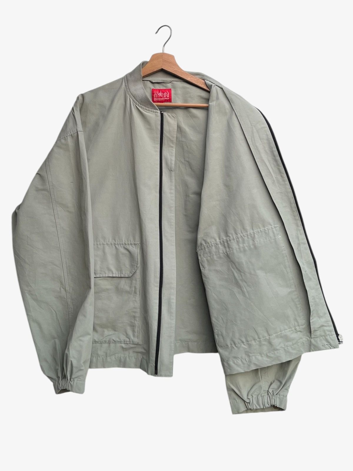 Manhattan Portage Manhattan Portage Cotton Nylon Grosgrain Zip Blouson Size US L / EU 52-54 / 3 - 4 Thumbnail
