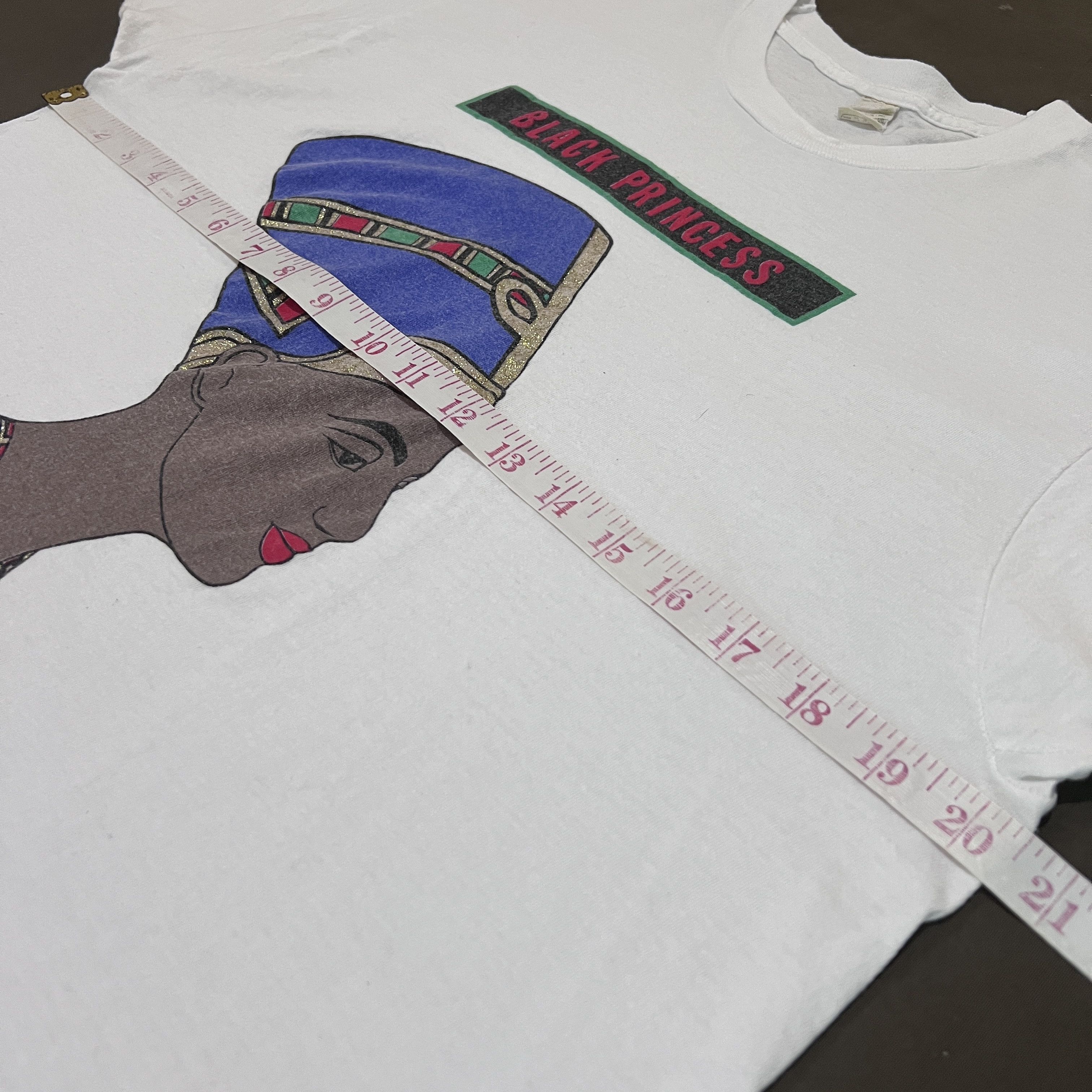 Vintage Vintage 90s Nefertiti Black Woman Queens of Ancient Tee Size US XL / EU 56 / 4 - 6 Thumbnail