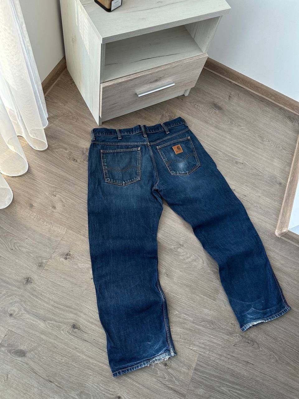 Carhartt × Carhartt Wip × Vintage Vintage Carhartt Western Denim Baggy Pants Size US 30 / EU 46 - 6 Thumbnail