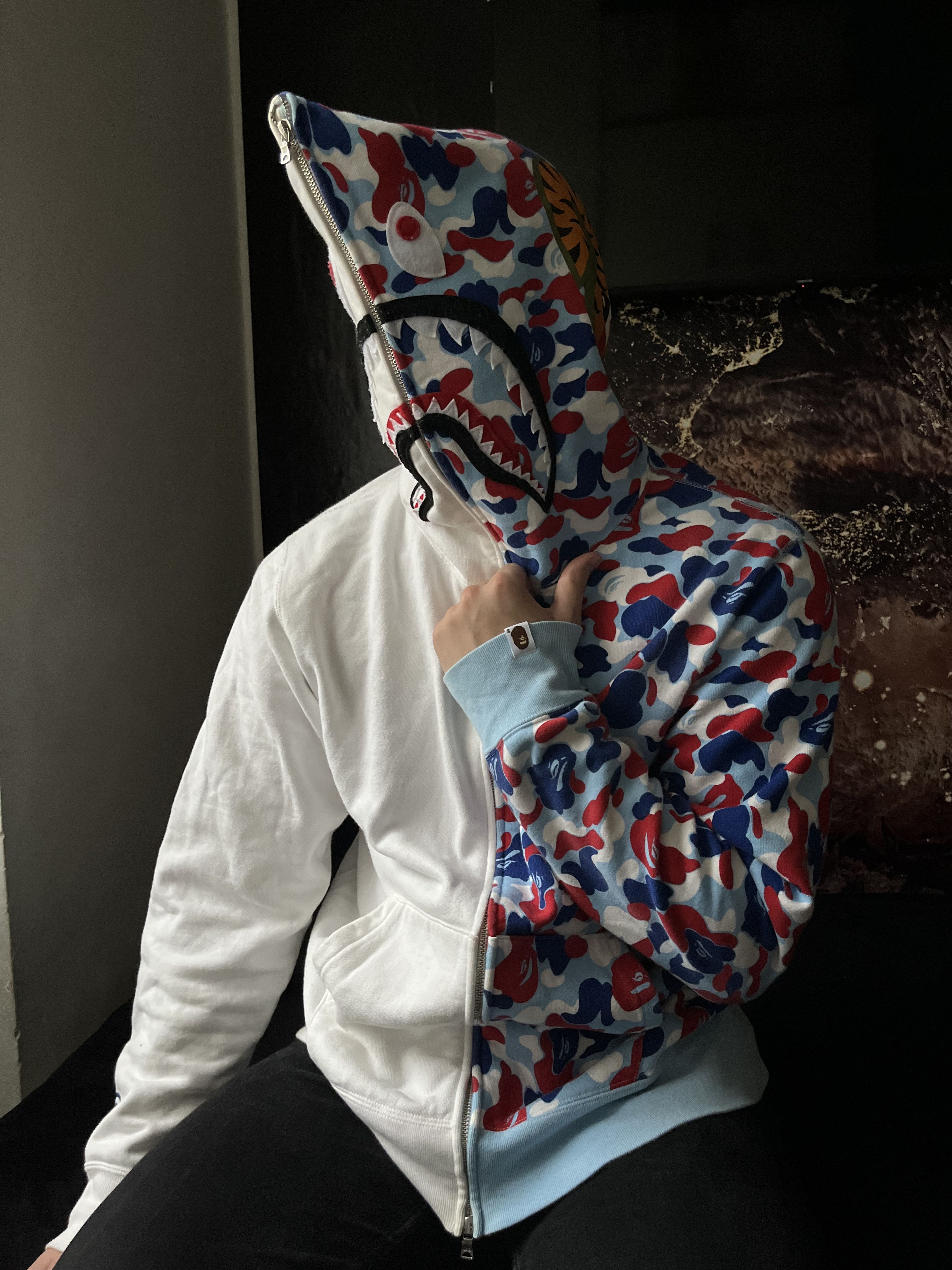 Bape Bape 30th Anniversary Shark hoodie - Paris exclusive Size US XL / EU 56 / 4 - 12 Thumbnail