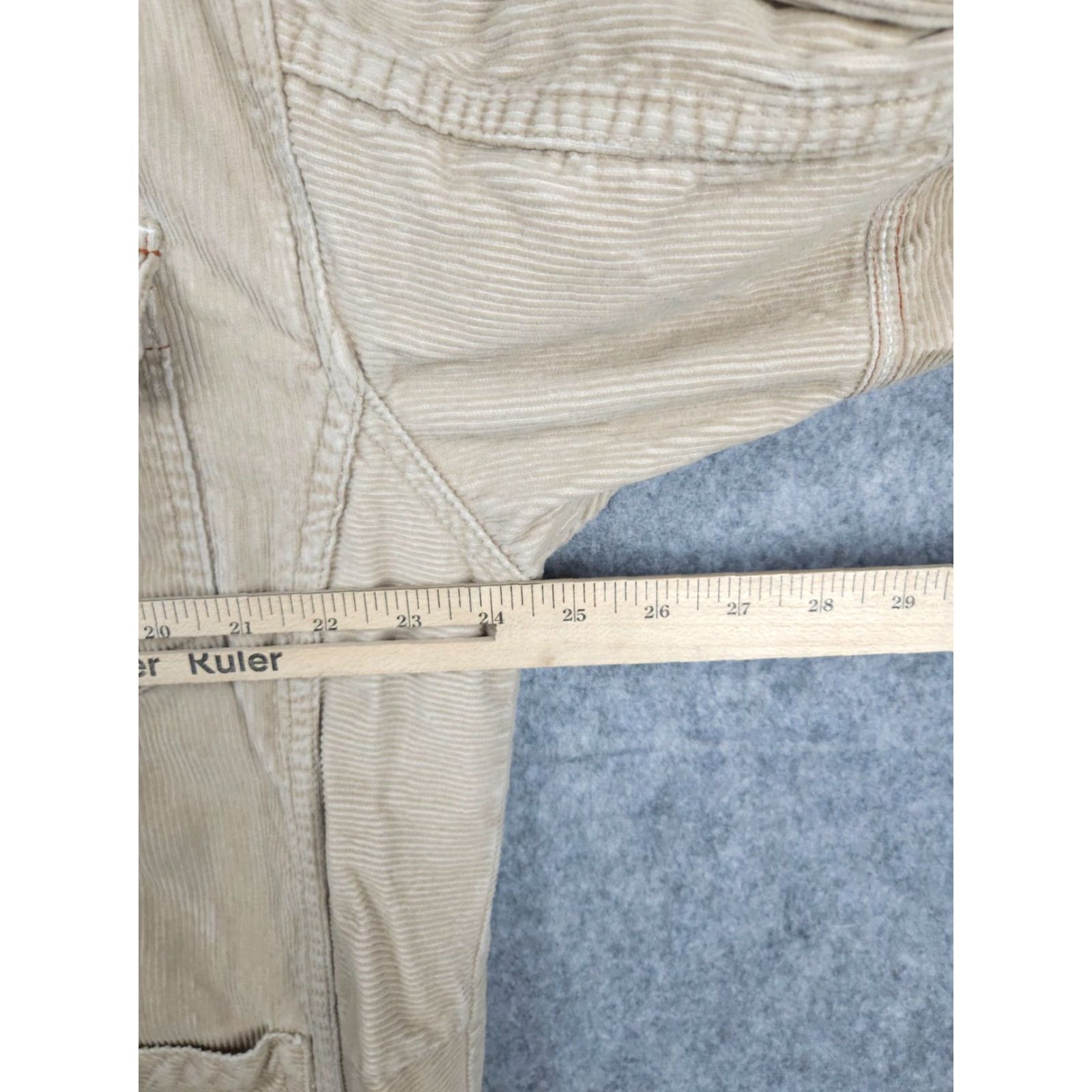Rocawear VINTAGE Rocawear Corduroy Jacket Men’s Large Brown Beige Button Spellout Embroidered Pockets Hip Hop Chore Size US L / EU 52-54 / 3 - 7 Thumbnail