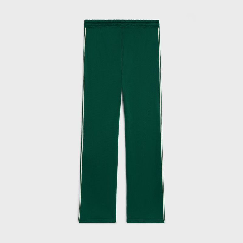Celine o1w1db10526 2Z7228 Jogger & Sweatpant in Green Size US 28 / EU 44 - 2 Thumbnail