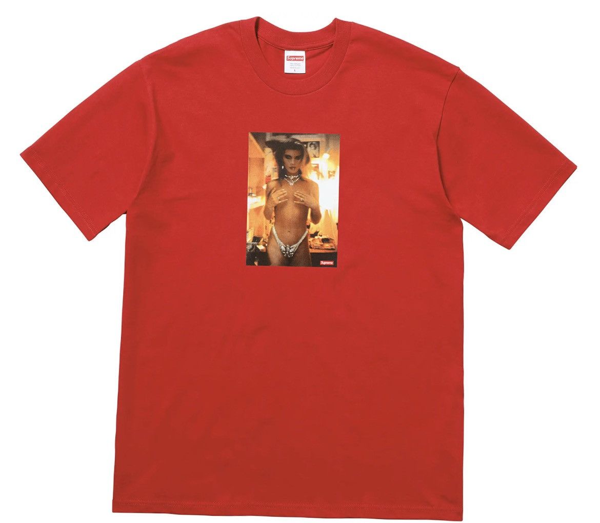 image of Supreme Goldine Rhinestone in Red, Men's (Size XL)