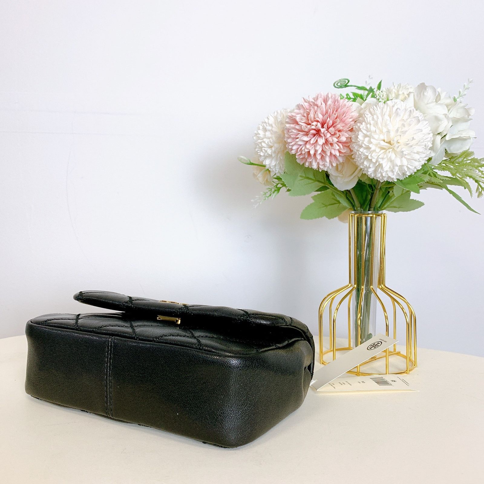 Tory Burch Tory Burch 153399 Willa Mini Top Handle Bag Black Size ONE SIZE - 5 Thumbnail