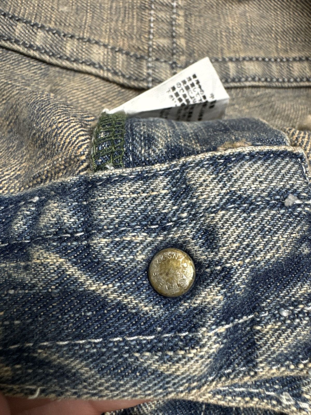 Vintage Vintage GL Heart Distressed Faded Japanese Jeans Denim y2k Size US 31 - 10 Thumbnail