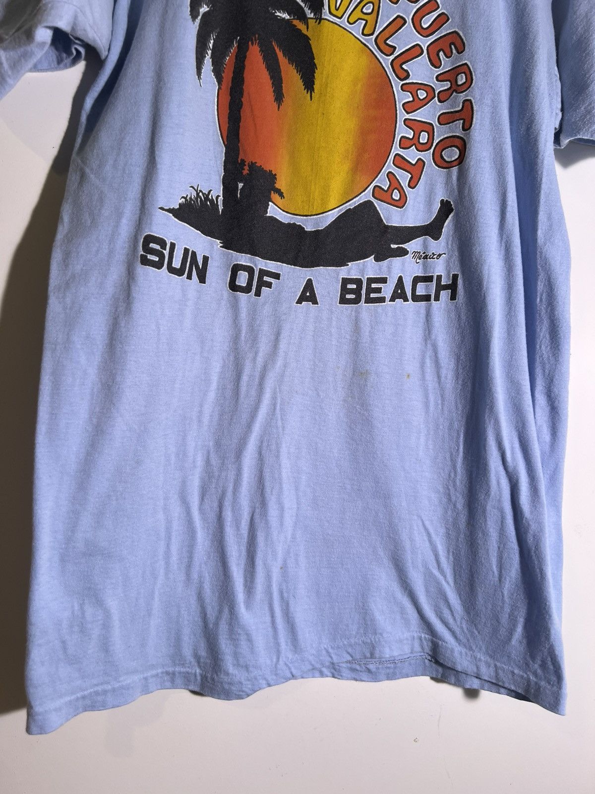 Vintage 80’s 90’s Vintage Puerto Vallarta Sun Of A Beach Retro Shirt Size US M / EU 48-50 / 2 - 4 Thumbnail
