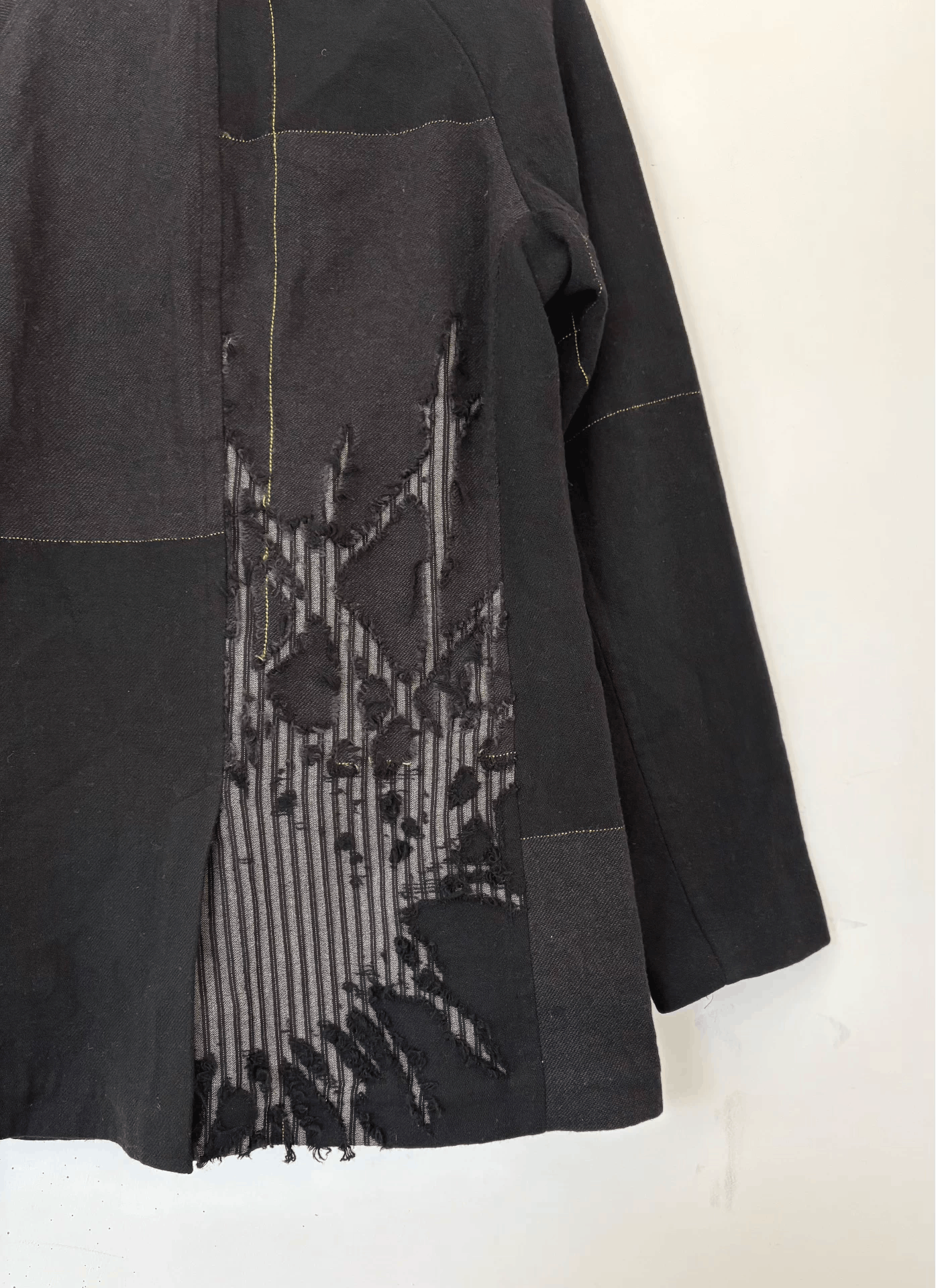 Yohji Yamamoto Yohji Yamamoto 16aw mens destroyed suit 3 (L/M Relaxed) Size US L / EU 52-54 / 3 - 6 Thumbnail