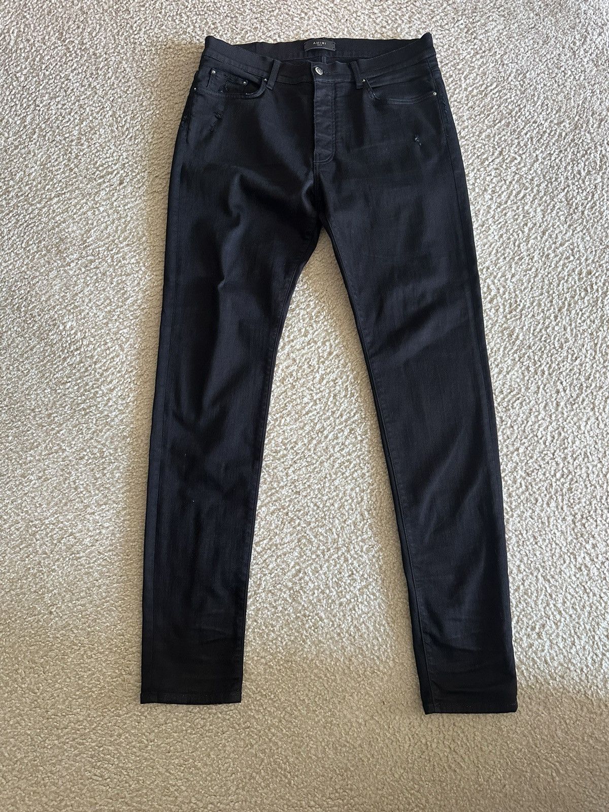 Amiri Amiri black stack denim Size US 36 / EU 52 - 2 Thumbnail