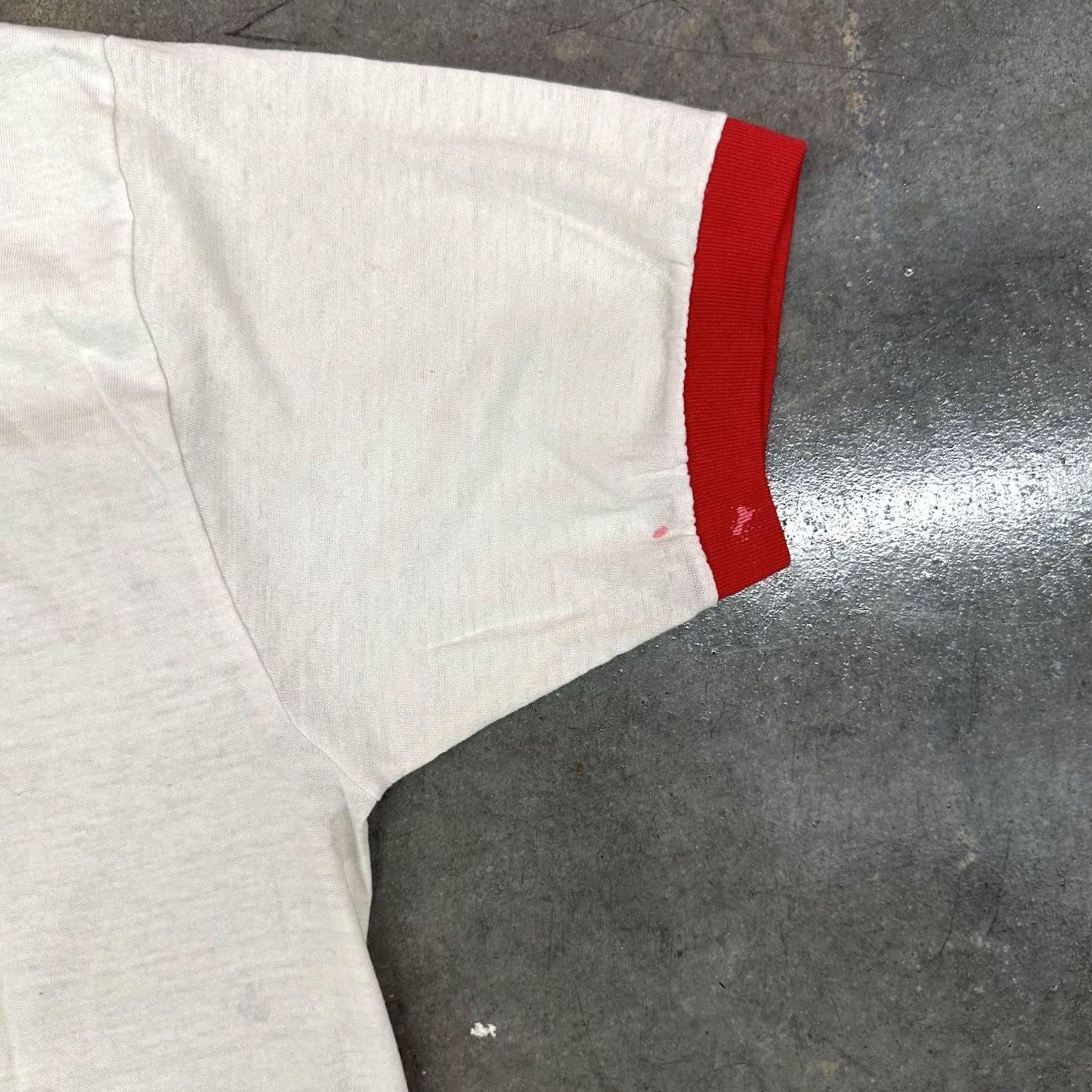 Vintage VINTAGE Camp Shenandoah Council Ringer T Shirt White Red Men’s Large USA Shirt Adult L Red Graphics Print 1970s 1970-1979 USA Art Retro Grunge Size US L / EU 52-54 / 3 - 6 Thumbnail