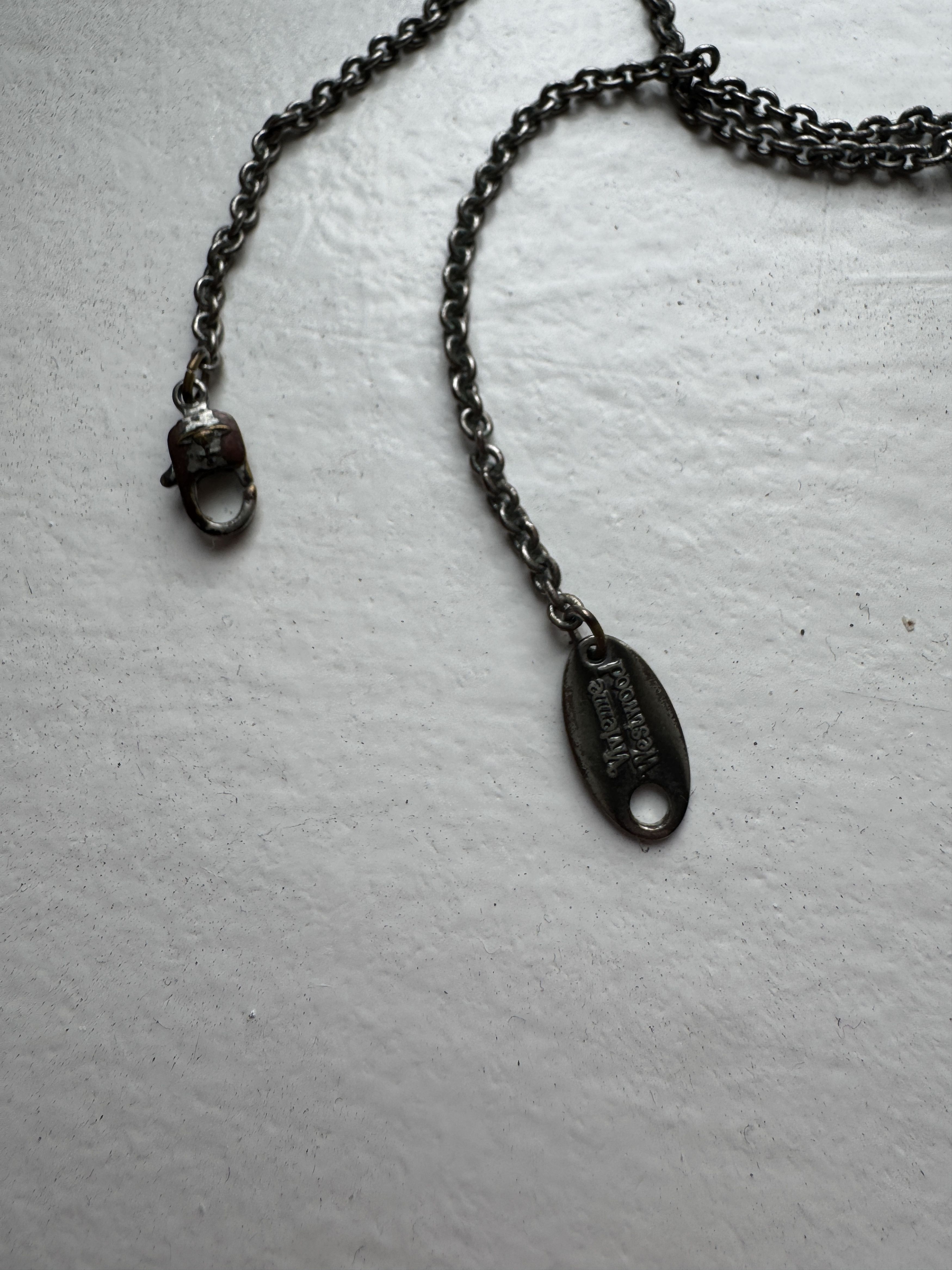 Vivienne Westwood 1997 Vivienne Westwood Safety Pin Heart Necklace Rare Size ONE SIZE - 3 Thumbnail