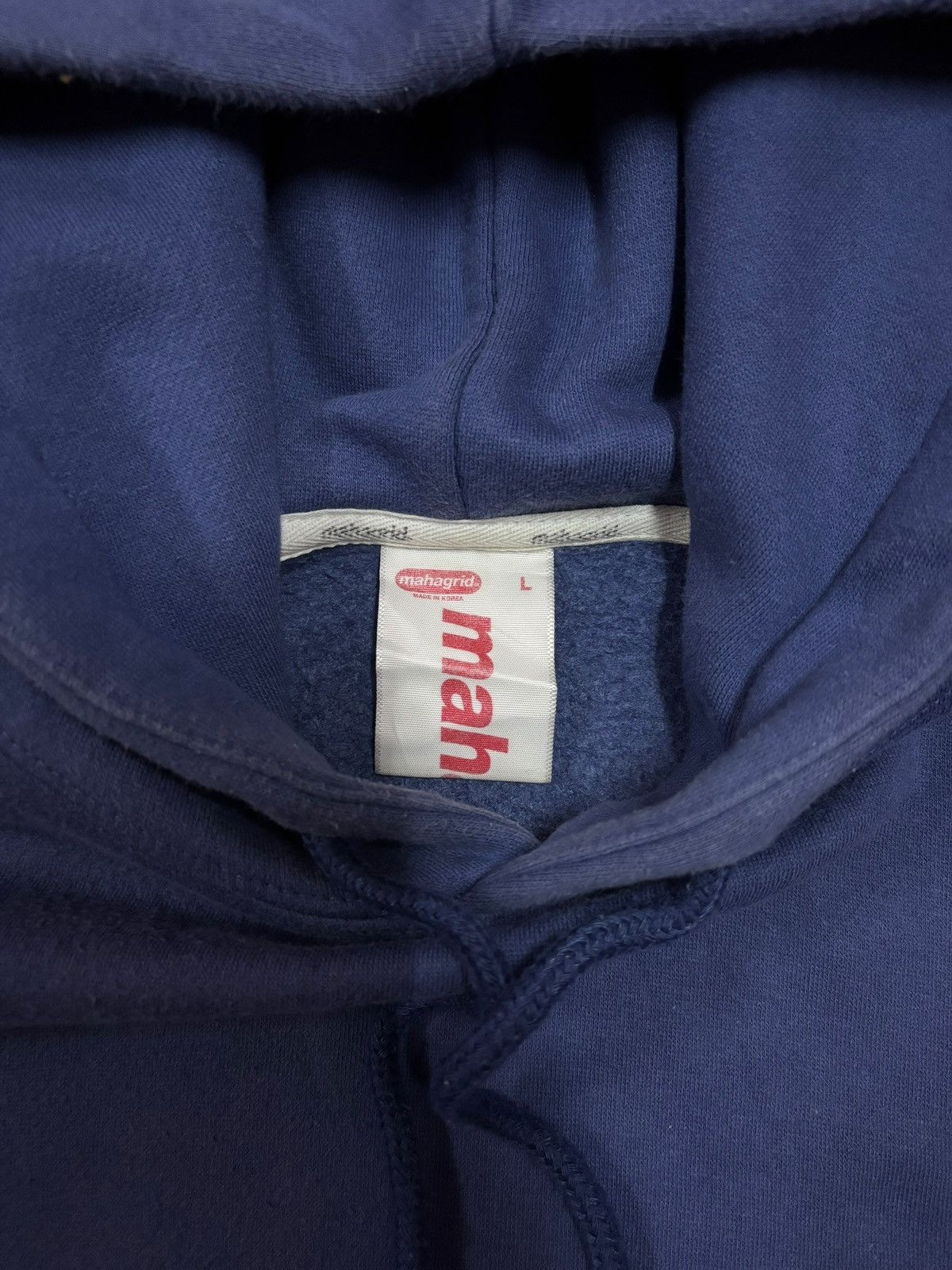 Japanese Brand Vtg 90s Mahagrid Heavyweight Hoodie Size US L / EU 52-54 / 3 - 8 Thumbnail