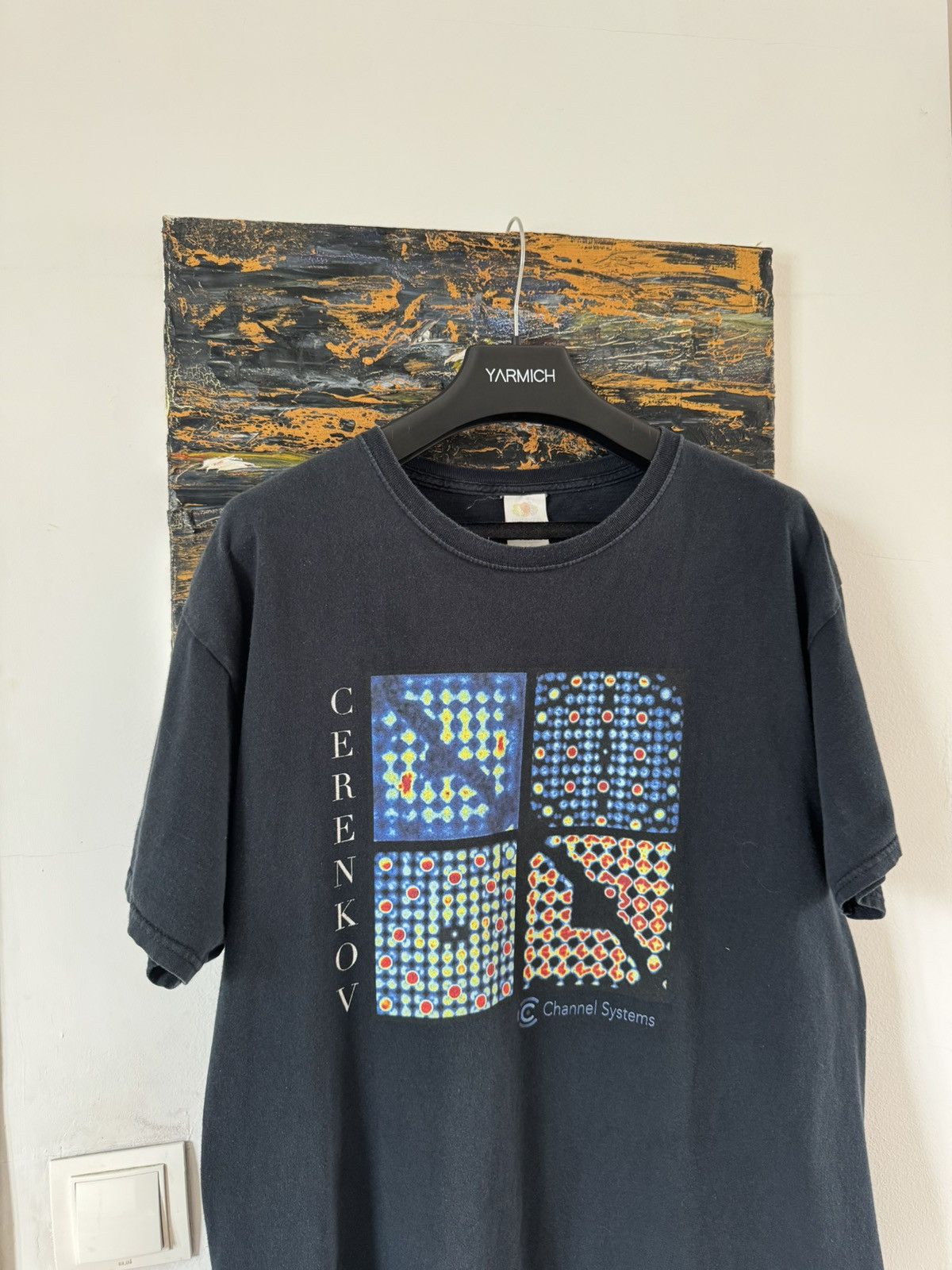 Vintage Vintage 2000s Cerenkov Channel Systems Tee Size US L / EU 52-54 / 3 - 2 Thumbnail
