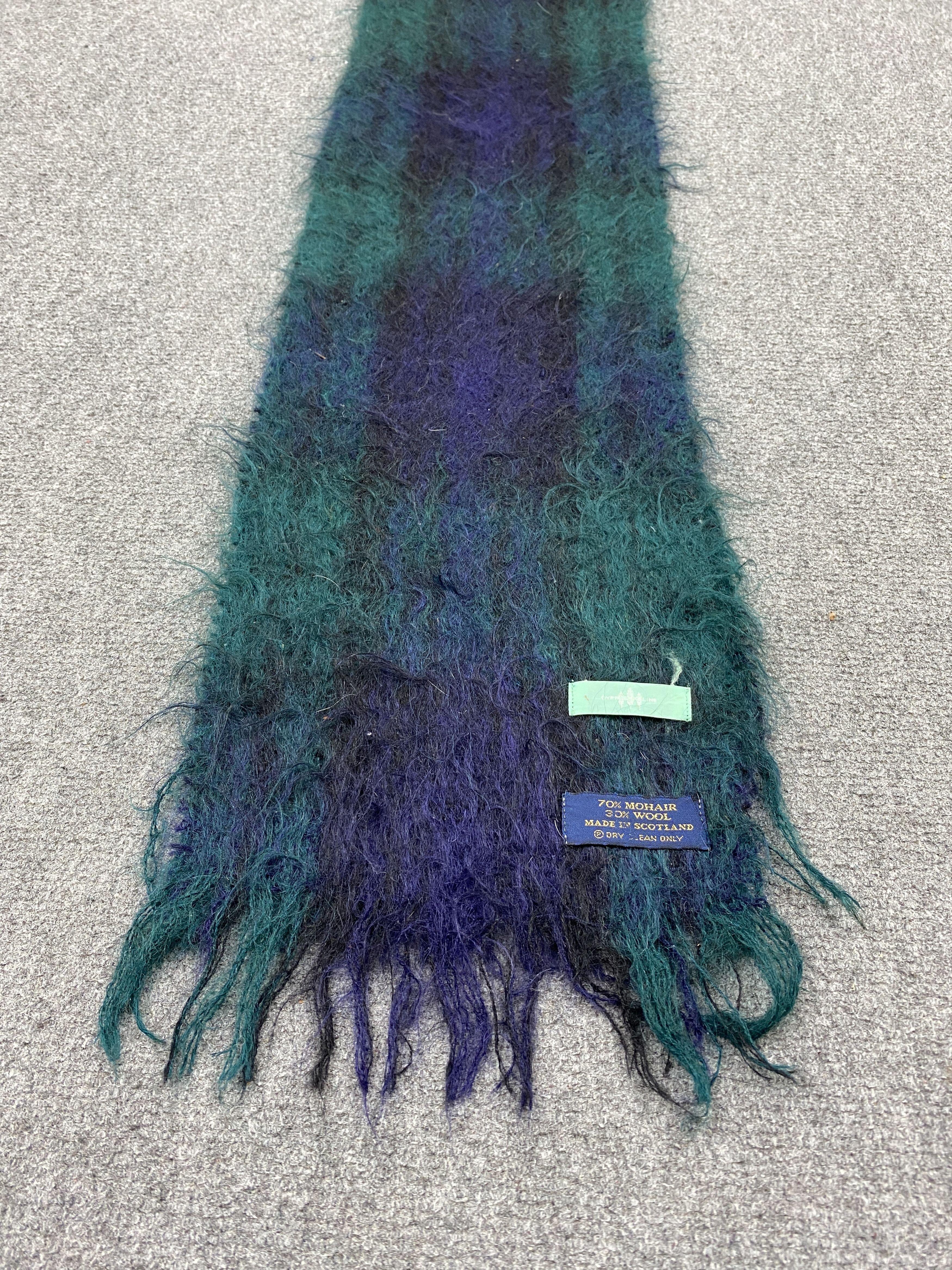 Other Tartan Mohair Scarf Muffler Neckwear SC0107 Size ONE SIZE - 5 Thumbnail