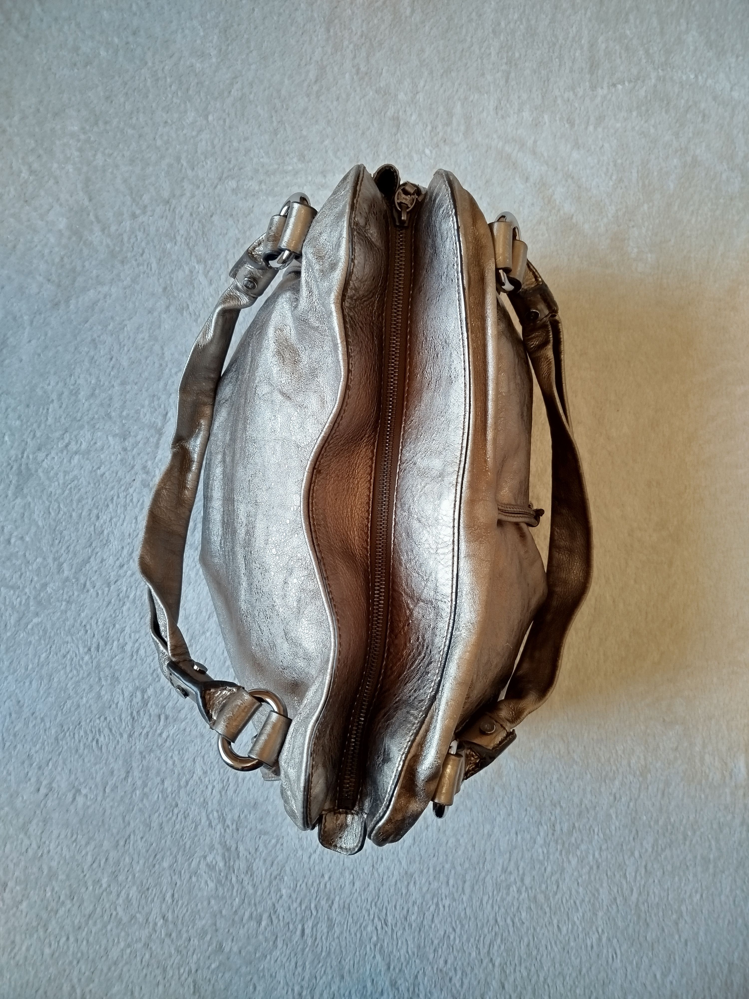 Celine CELINE BITTERSWEET leather handbag gold metallic Size ONE SIZE - 9 Thumbnail
