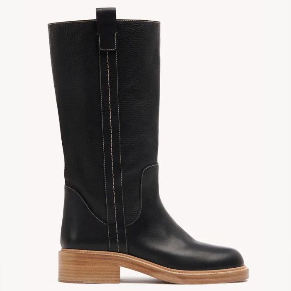 Chloe o1loc1c0624 CHC21 Edith Boots in Black Size US 6 / IT 36 - 1 Thumbnail
