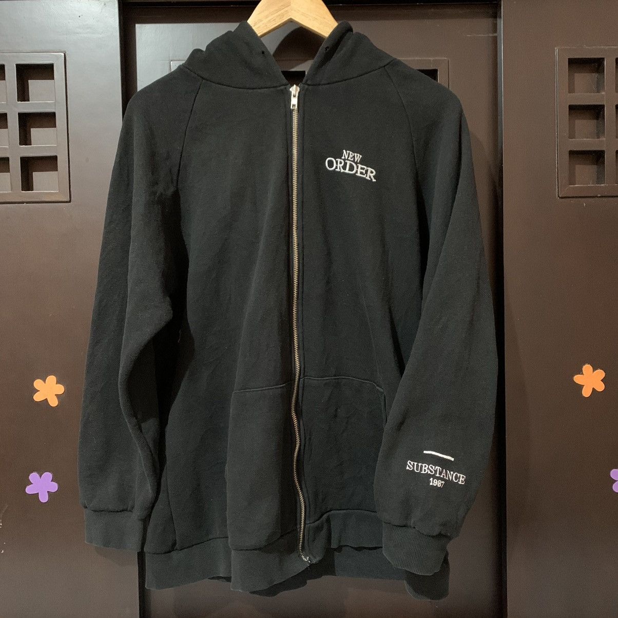 Band Tees New Order Substance 1987 Zip Hoodie Very Rare 90s Size US M / EU 48-50 / 2 - 1 Thumbnail