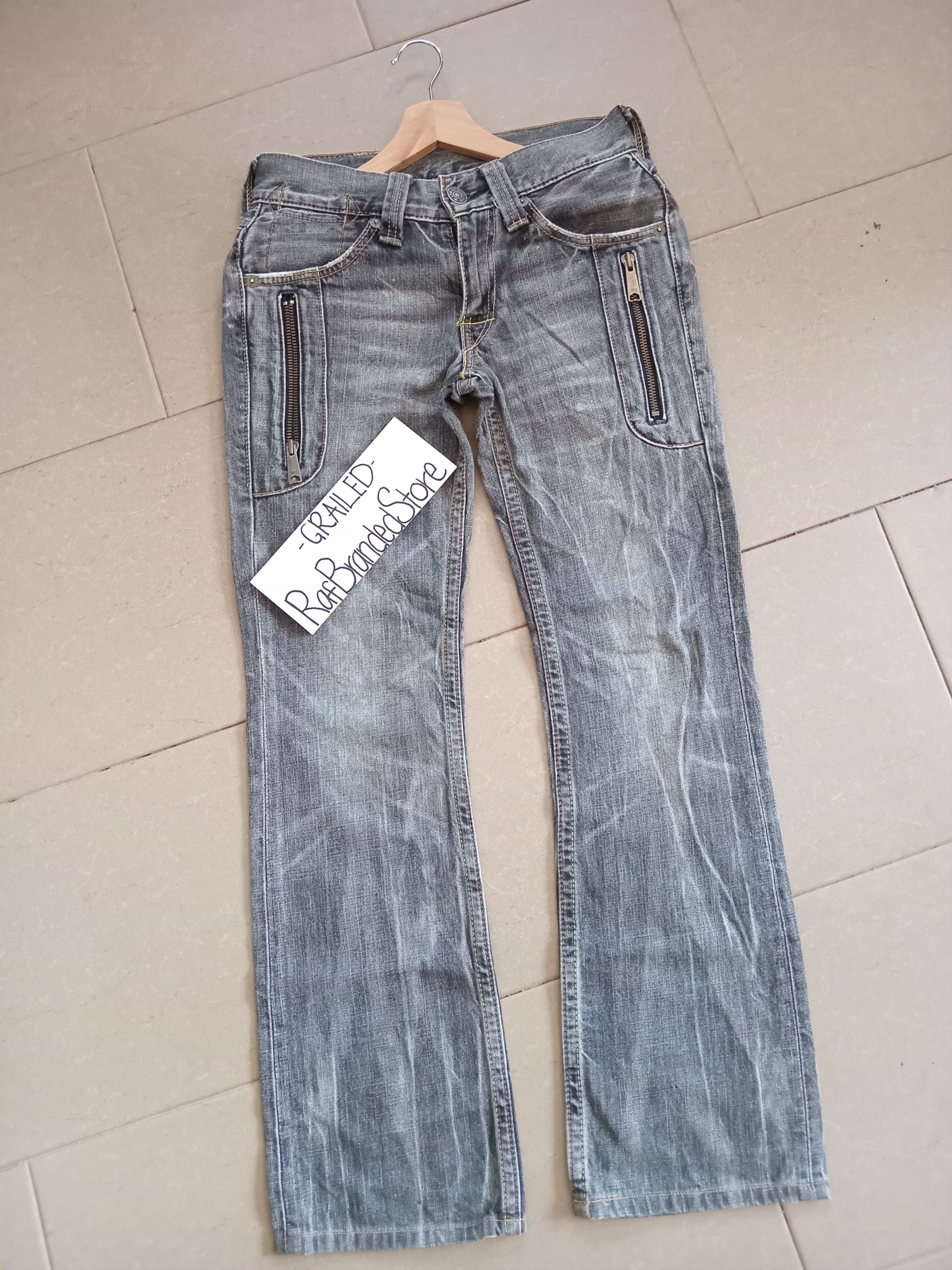 Hysteric Glamour Rare💥LEVI'S 507 Flare Black Stoned Washed Multipocket Jeans Size US 28 / EU 44 - 1 Thumbnail