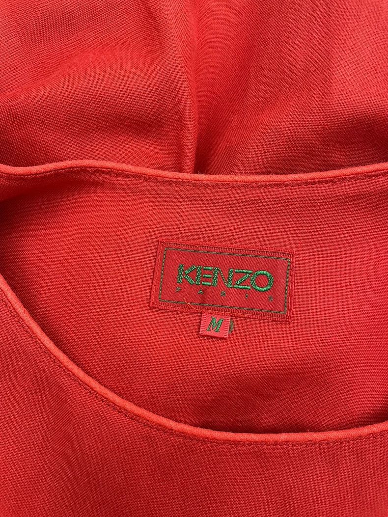 Kenzo KENZO Red wide-shouldered dress Size M / US 6-8 / IT 42-44 - 6 Thumbnail