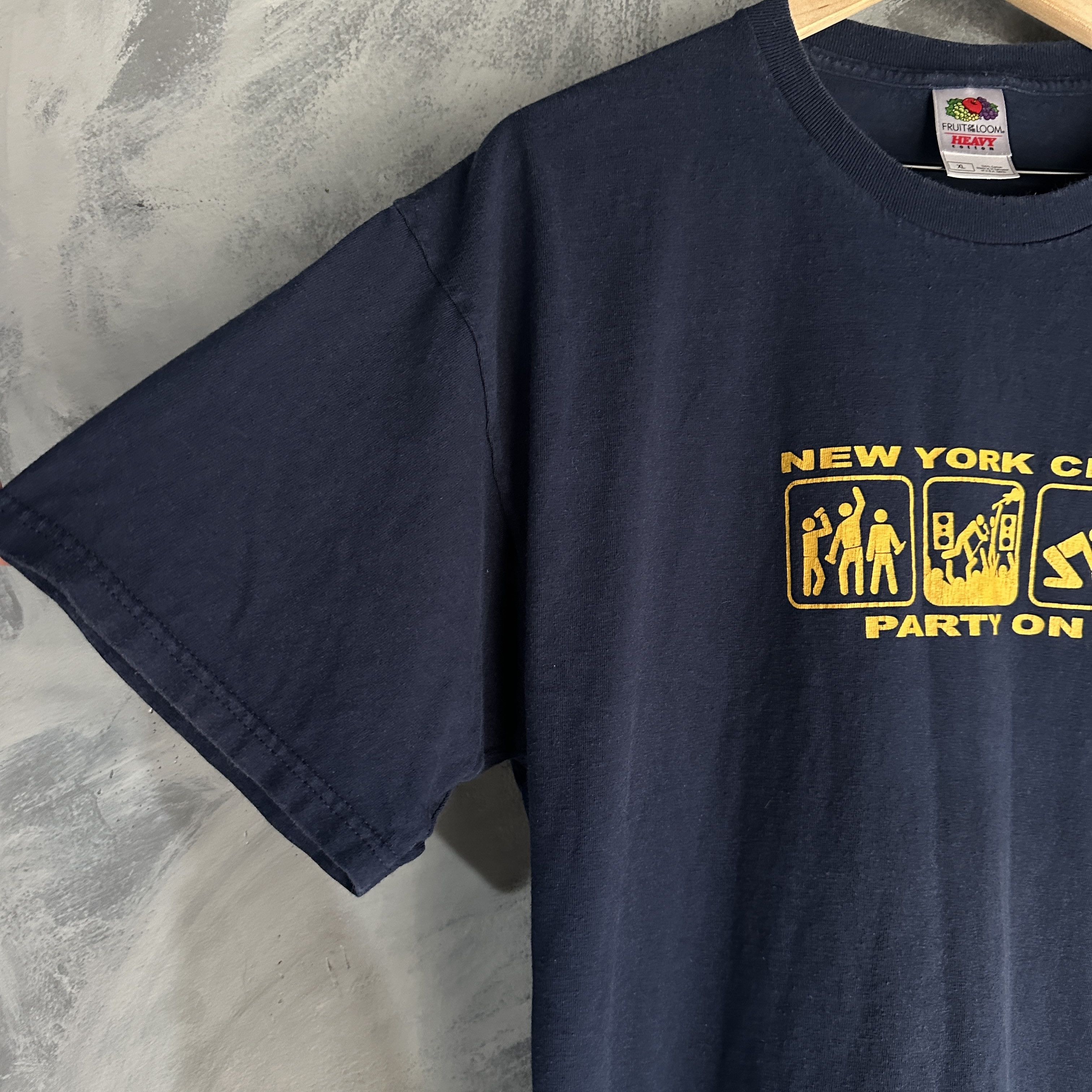 Other Vtg New York City T Shirt Mens XL Blue Party On Funny Tee Size US XL / EU 56 / 4 - 3 Thumbnail