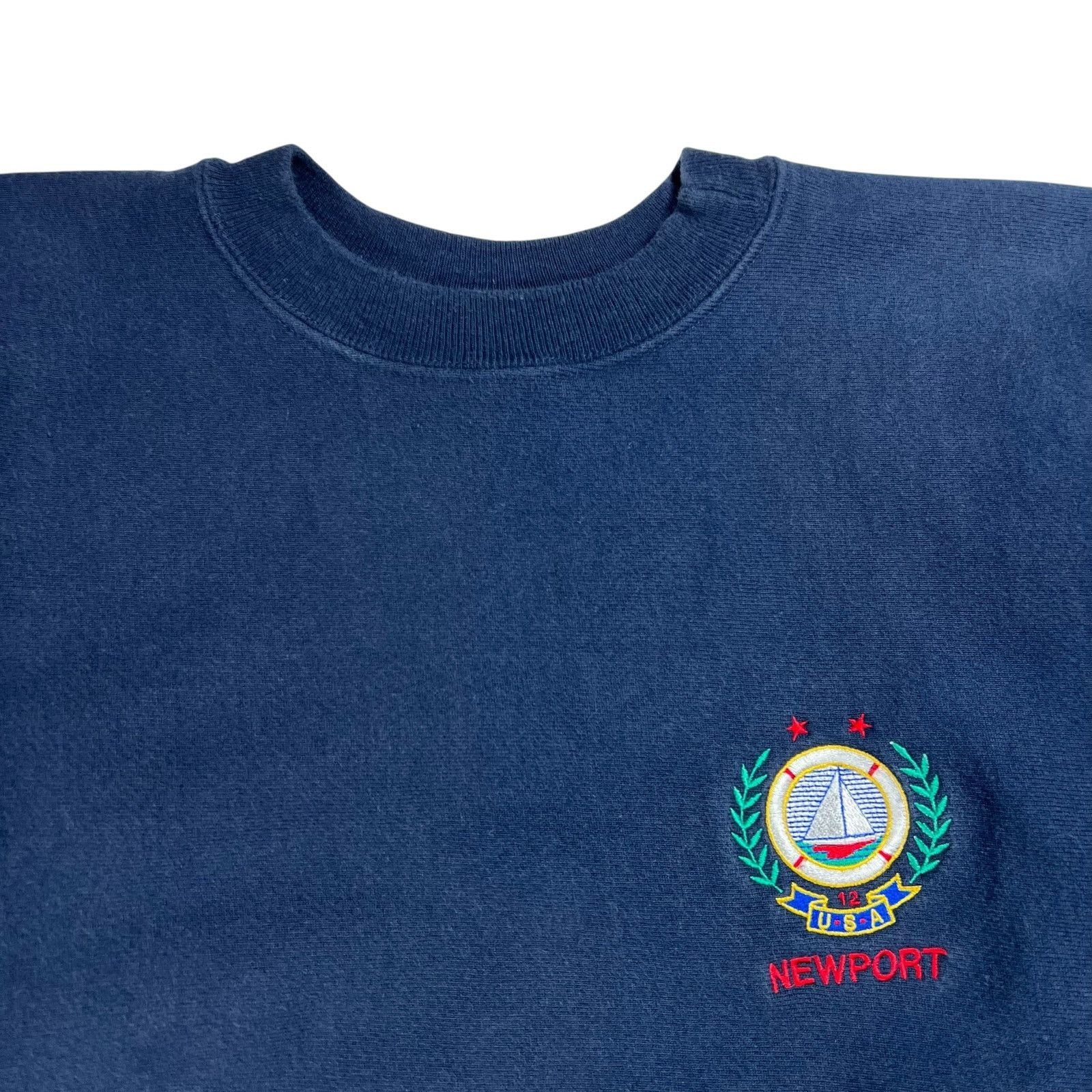 Champion × Vintage Vintage 90s Champion reverse weave Newport USA crewneck Size US XL / EU 56 / 4 - 2 Thumbnail
