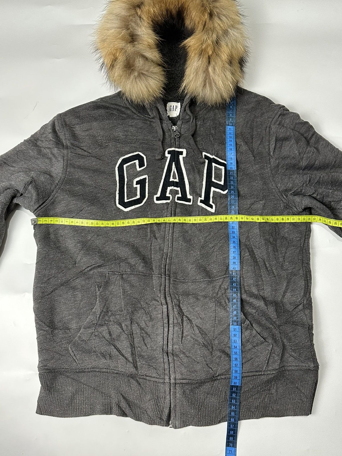 If Six Was Nine × Japanese Brand × Le Grande Bleu (L.G.B.) Fur Sherpa flaace ziphoodie GAP ifsix lgb styled Size US M / EU 48-50 / 2 - 6 Thumbnail
