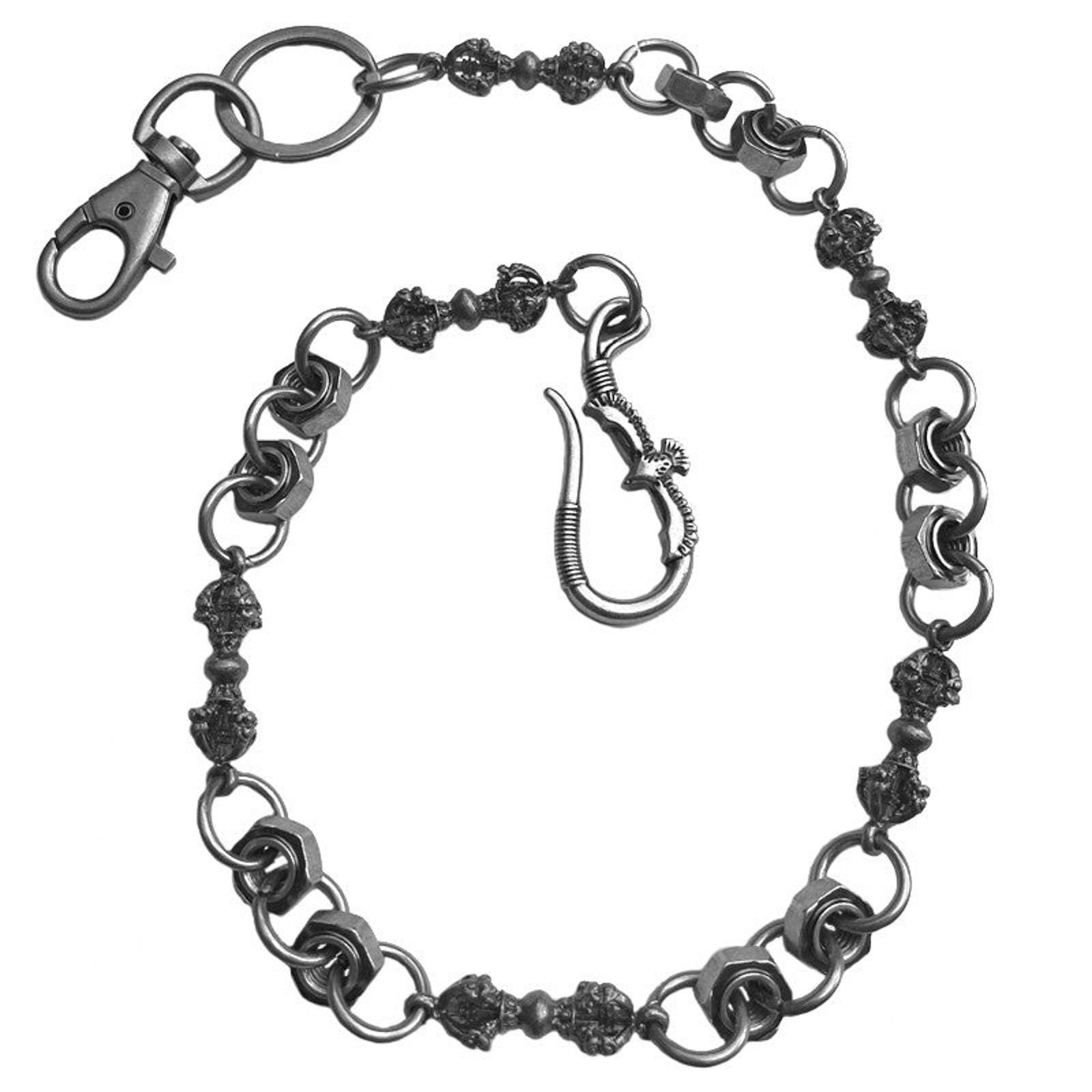 Jewelry Screw Cap Waist Wallet Chain, Pants Chain Size ONE SIZE - 5 Thumbnail