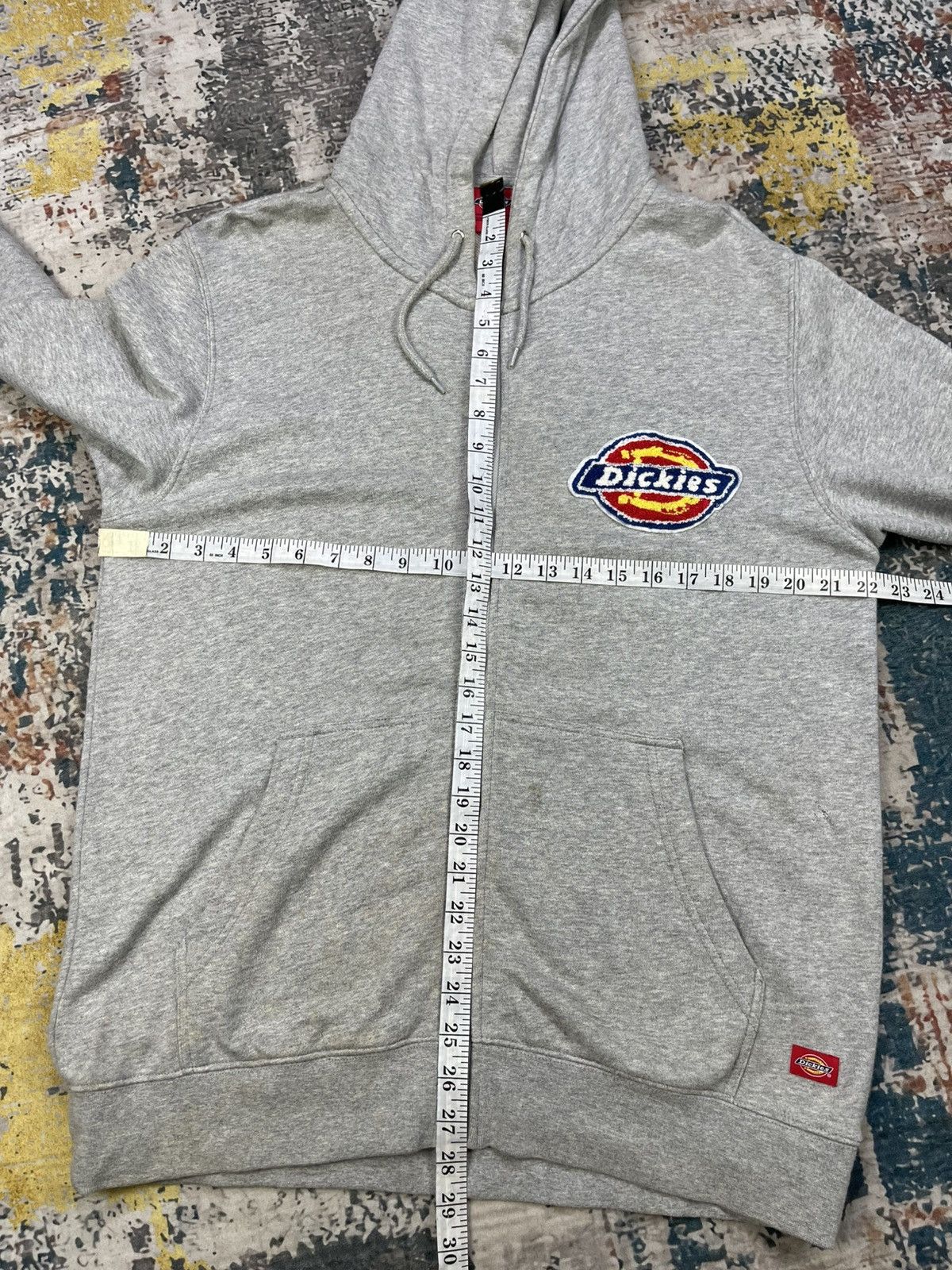 Dickies Vtg Dickies Patch Logo Zipper Hoodie Sweatshirt Size US L / EU 52-54 / 3 - 8 Thumbnail