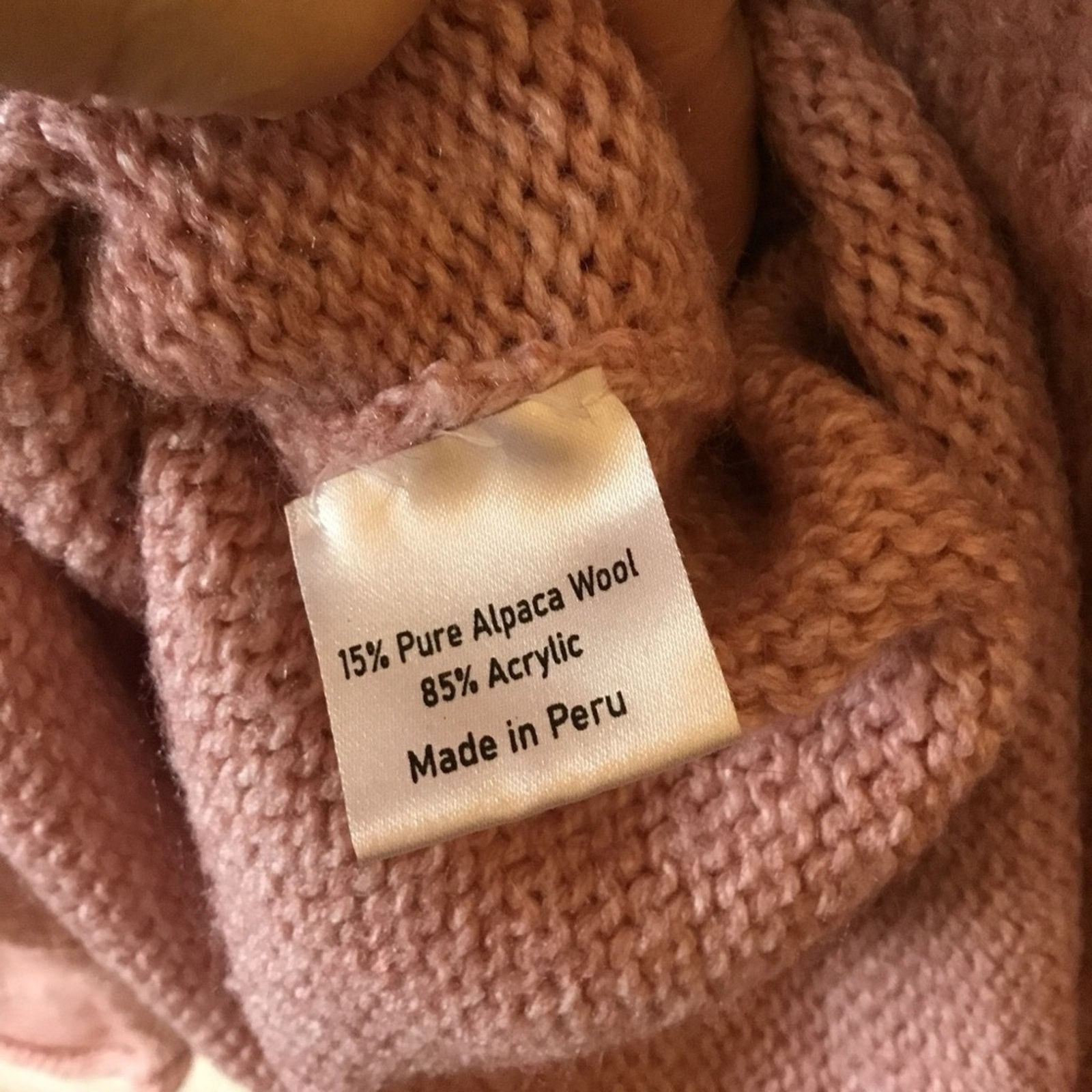 Other American South Side Pink Alpaca Wool Sweater Size M / US 6-8 / IT 42-44 - 7 Thumbnail