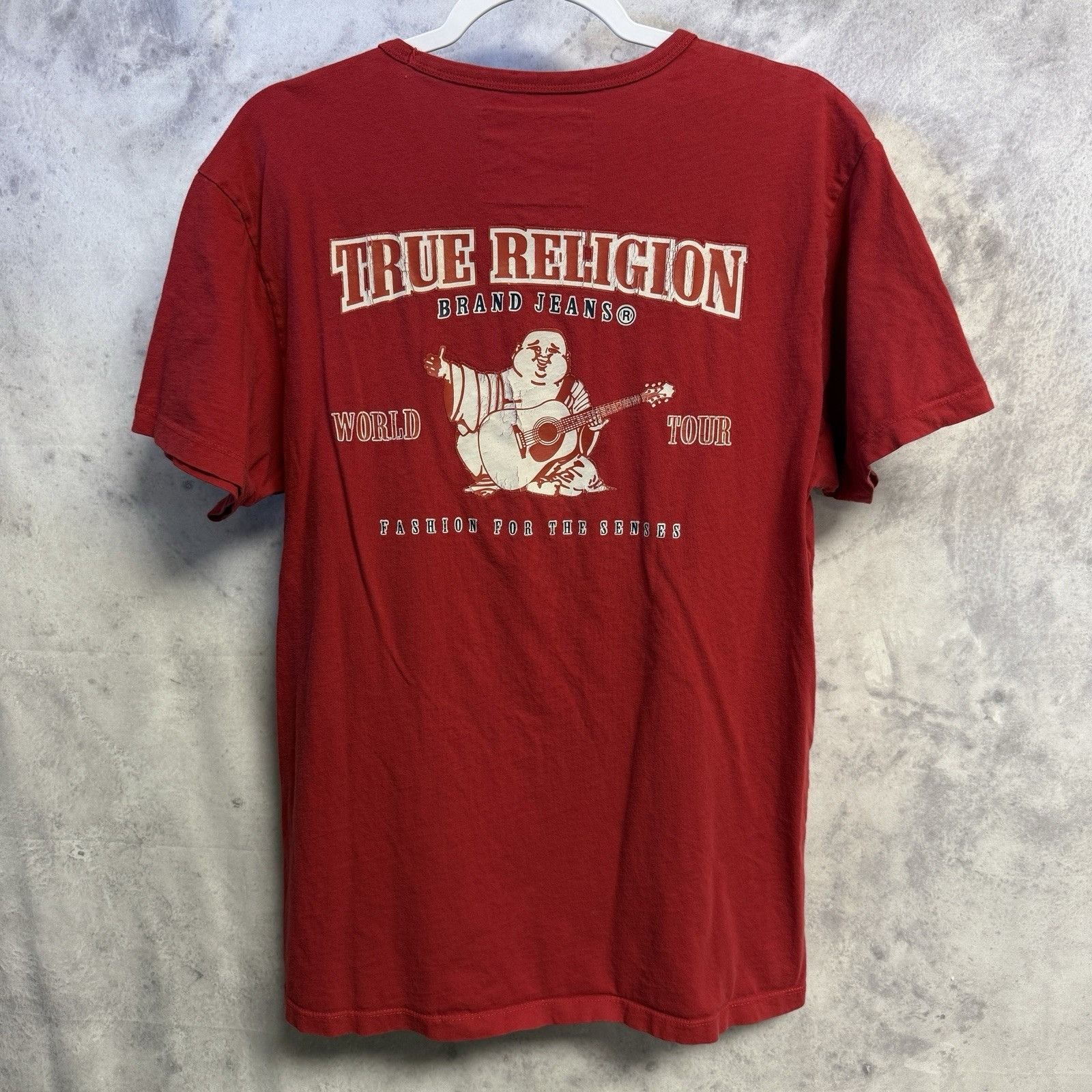 True Religion True Religion T Shirt Mens XL 21.5x27.5 Red Short Sleeve Size US XL / EU 56 / 4 - 1 Thumbnail