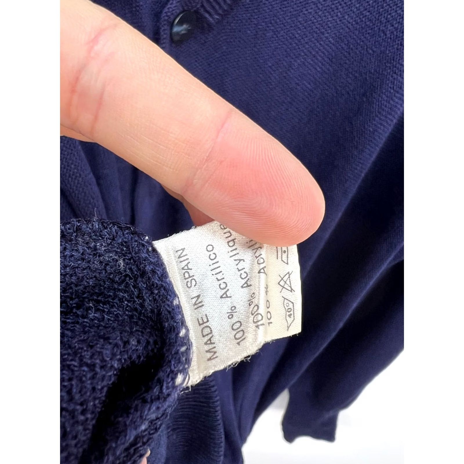 Lacoste VINTAGE Lacoste Shirt Cardigan Sweater Navy XL Men Size US XL / EU 56 / 4 - 7 Thumbnail